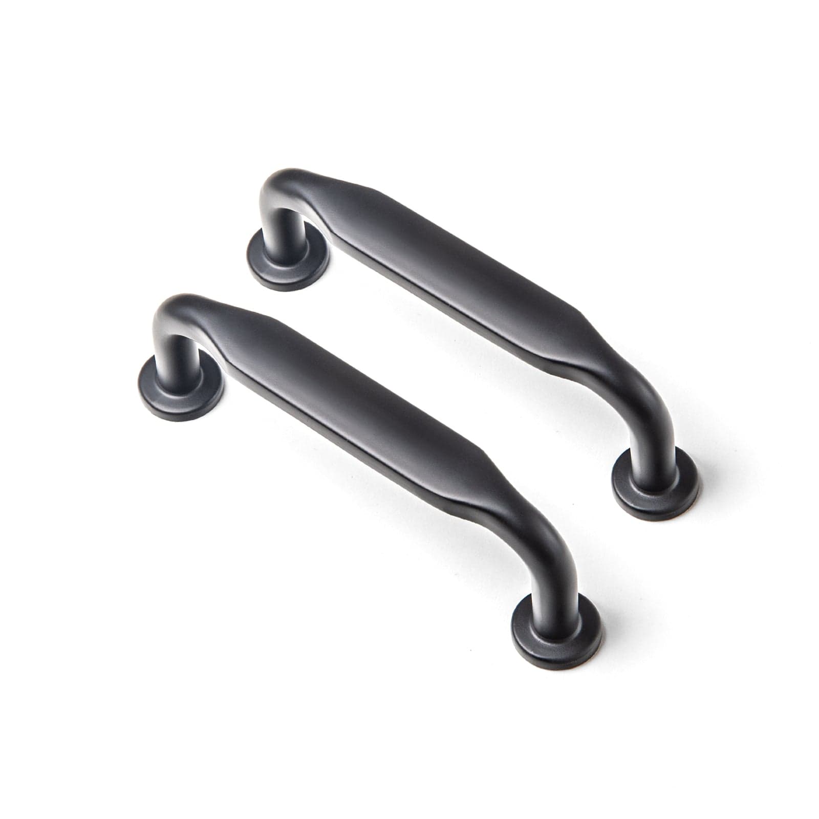 Goo-Ki Matte Black / 3'' Hole Center / 6 Pack Minimalist Slim Design Zinc Alloy Cabinet Pulls – Rustic Hardware for a Streamlined Look