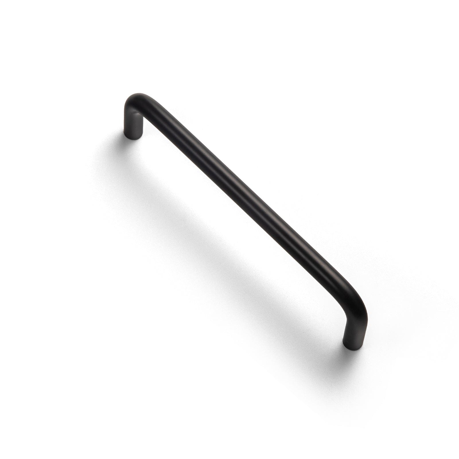 Goo-Ki Matte Black / 5'' Hole Center / 12 Pack Simple Sleek Wardrobe Pull Contemporary Design Cabinet Handle Modern Style