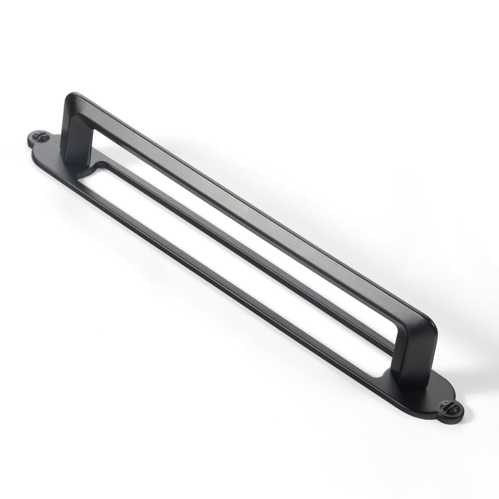 Goo-Ki Matte Black / 7.6'' with Back Plate G025 / 2 Pack Elegant Cabinet Pulls Modern Drawer Knobs Affordable Luxury Dresser Pulls