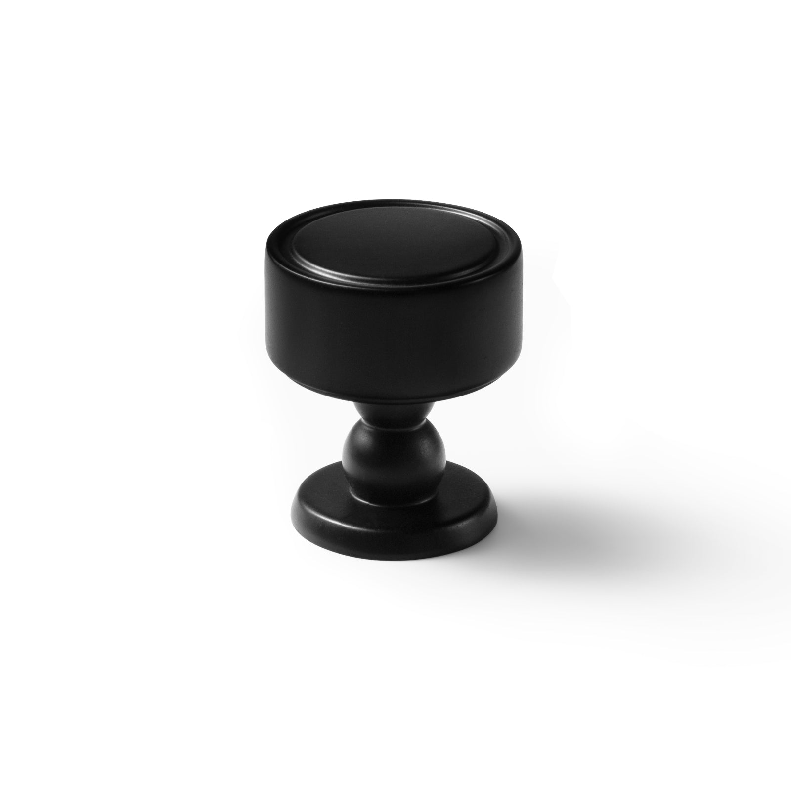 Goo-Ki Matte Black / Knob / 6 Pack Modern Minimalist Zinc Alloy Cabinet Pulls - Sleek Metal Handles for Kitchen & Bathroom Cabinets