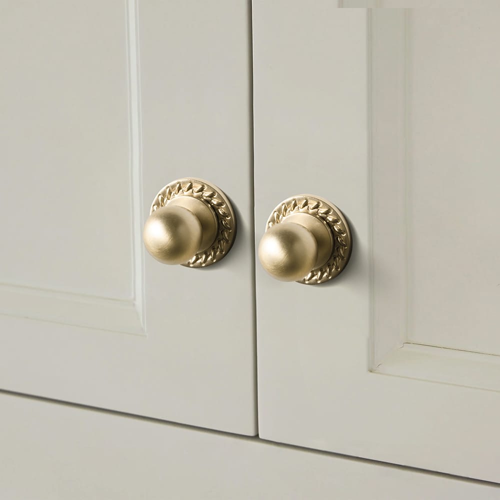 Goo-Ki Mid-Century Modern Arch Cabinet Pulls Antique Brass Kitchen Hardware