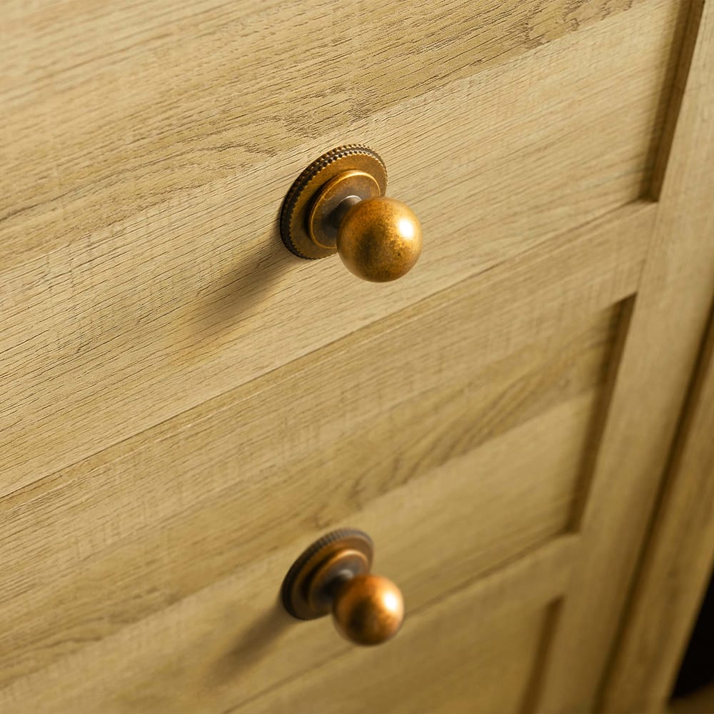 Goo-Ki Mid-Century Modern Arch Cabinet Pulls Antique Brass Kitchen Hardware