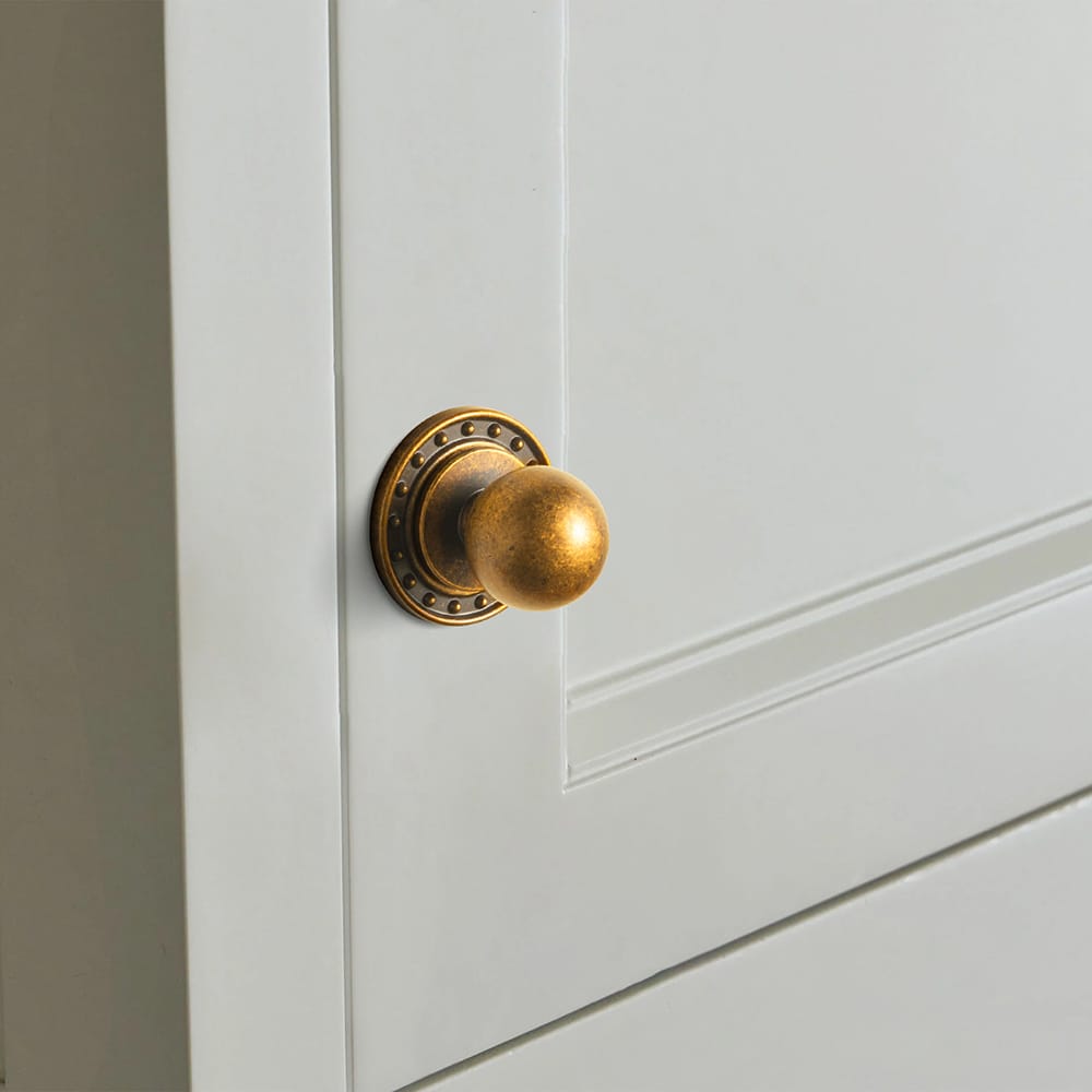 Goo-Ki Mid-Century Modern Arch Cabinet Pulls Antique Brass Kitchen Hardware