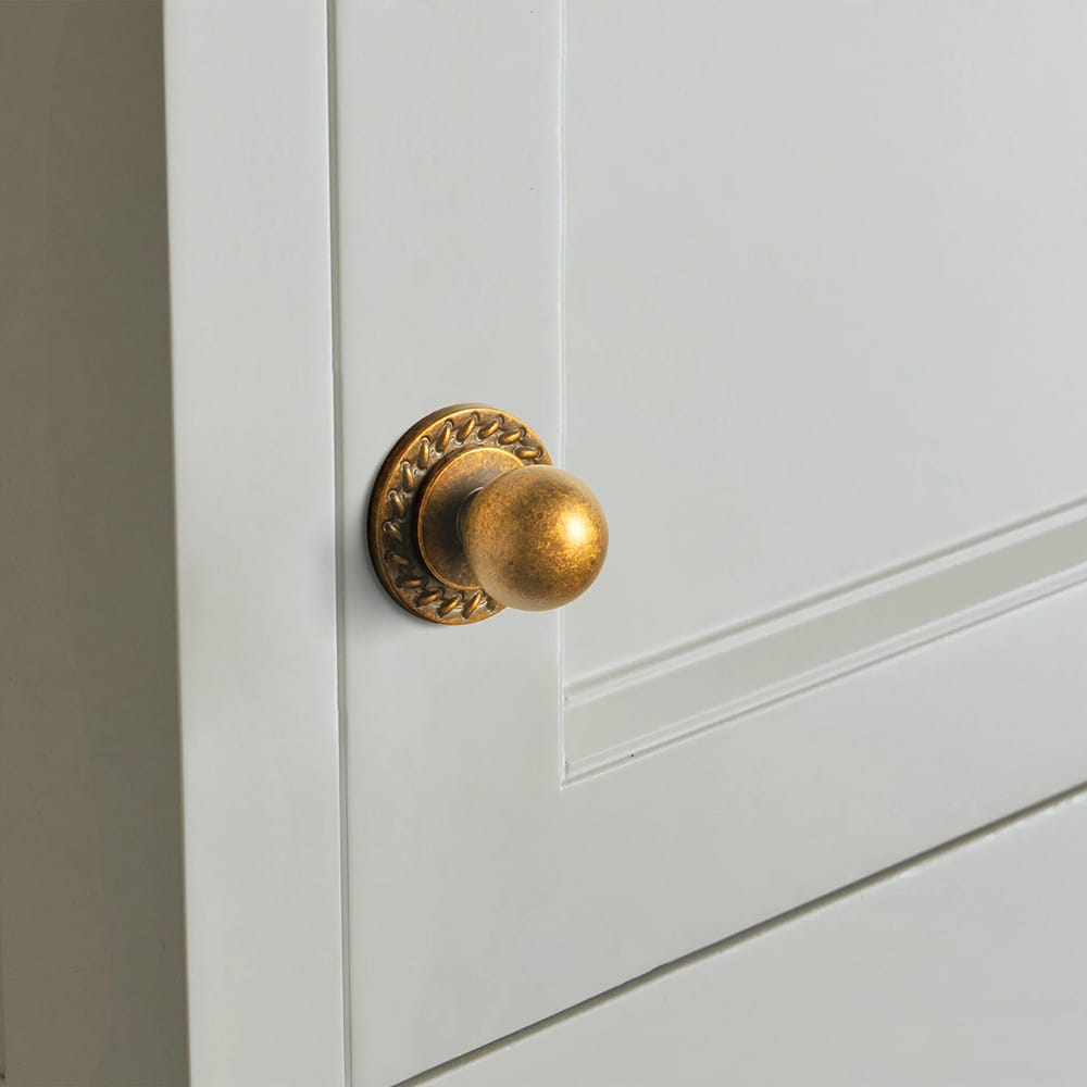 Goo-Ki Mid-Century Modern Arch Cabinet Pulls Antique Brass Kitchen Hardware
