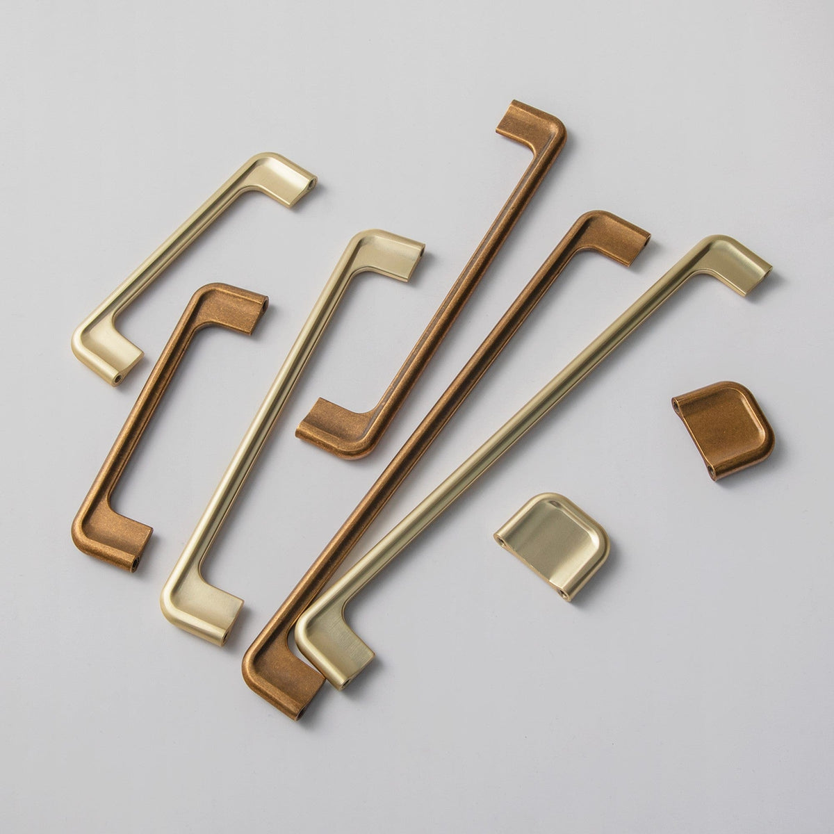 Mid-Century Modern Kitchen Handle Flat Minimalist Cabinet Drawer Pull