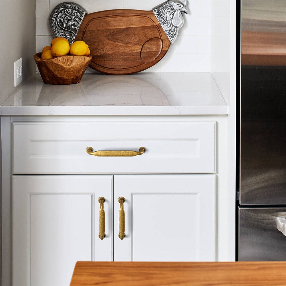 Goo-Ki Minimalist Slim Design Zinc Alloy Cabinet Pulls – Rustic Hardware for a Streamlined Look