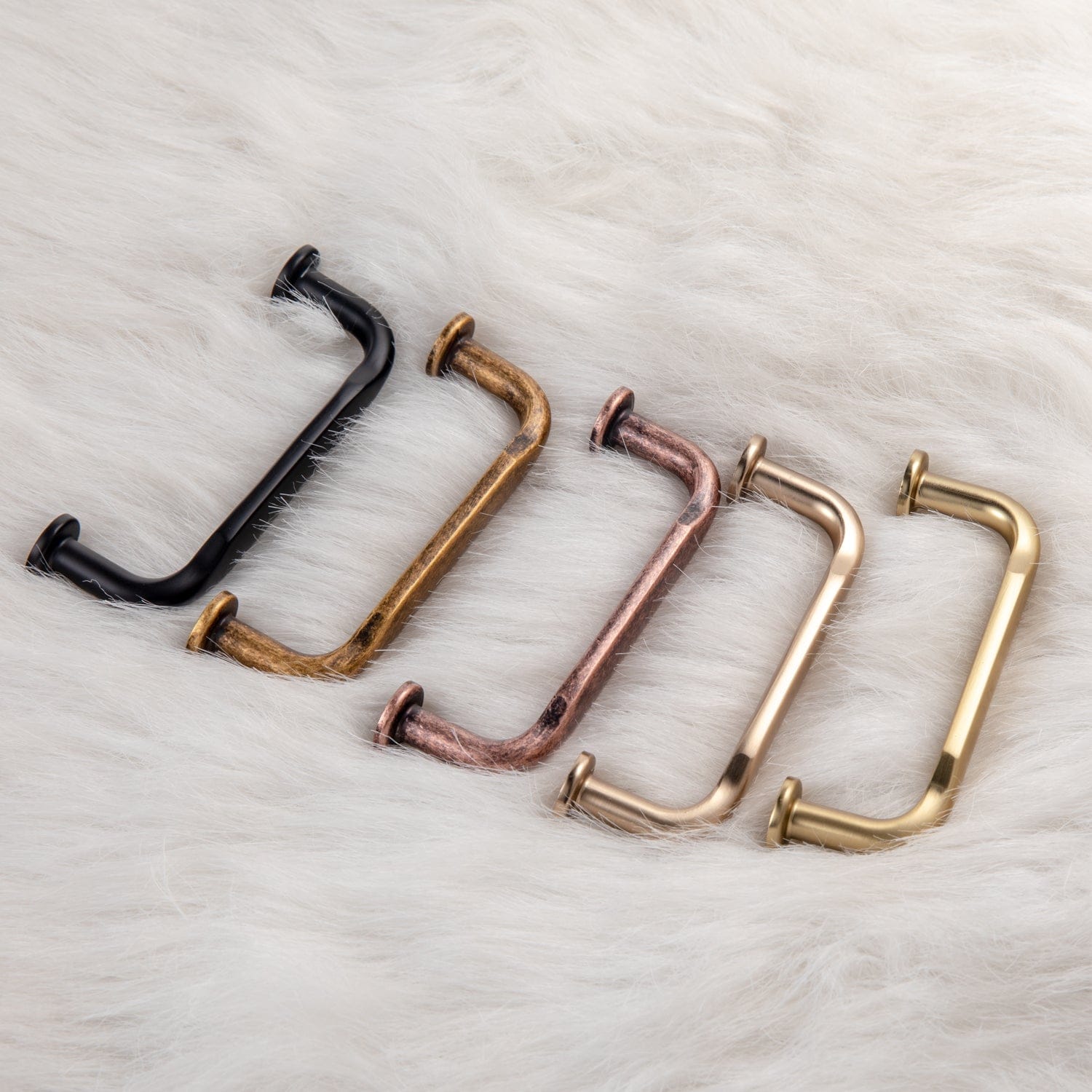 Goo-Ki Minimalist Slim Design Zinc Alloy Cabinet Pulls – Rustic Hardware for a Streamlined Look