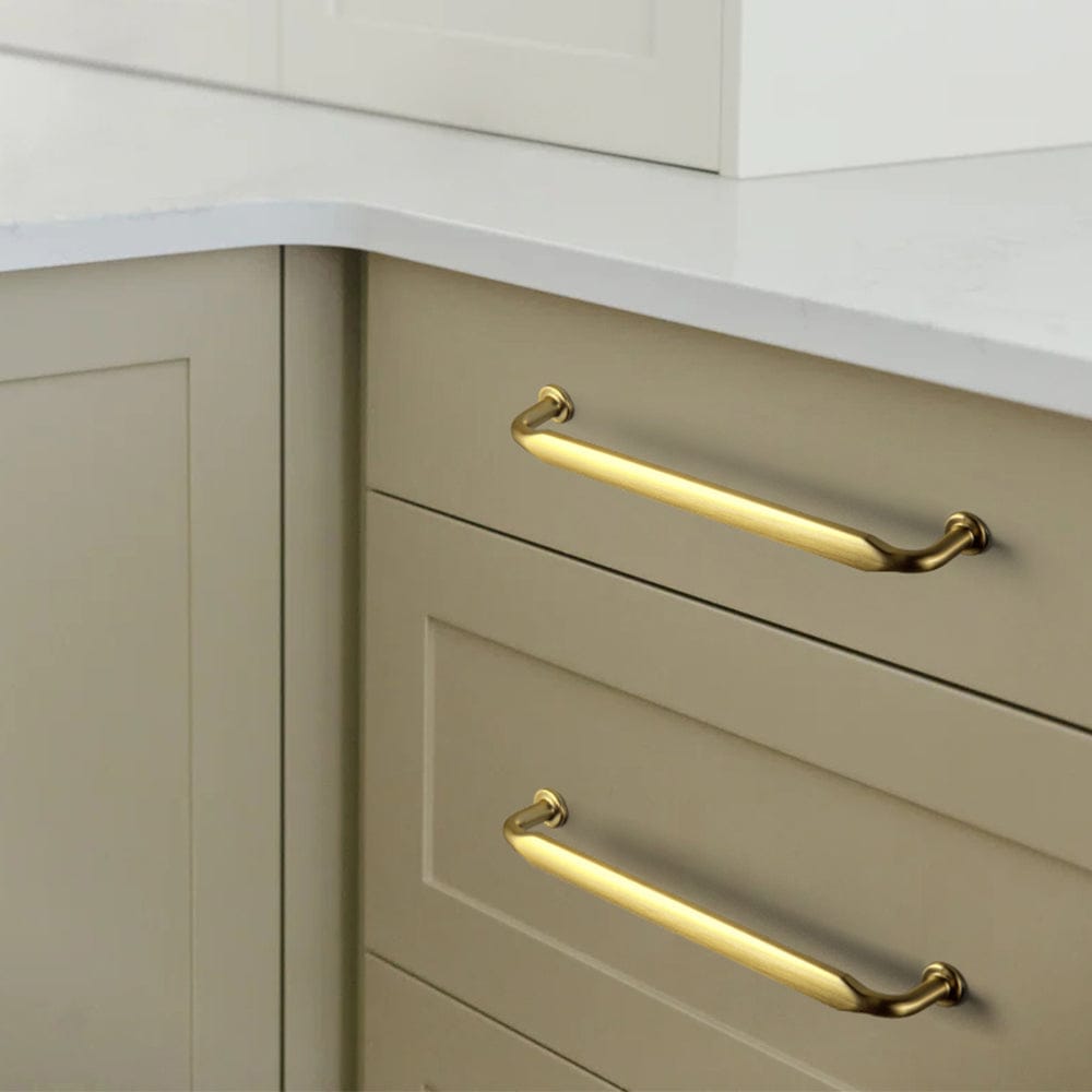 Goo-Ki Minimalist Slim Design Zinc Alloy Cabinet Pulls – Rustic Hardware for a Streamlined Look