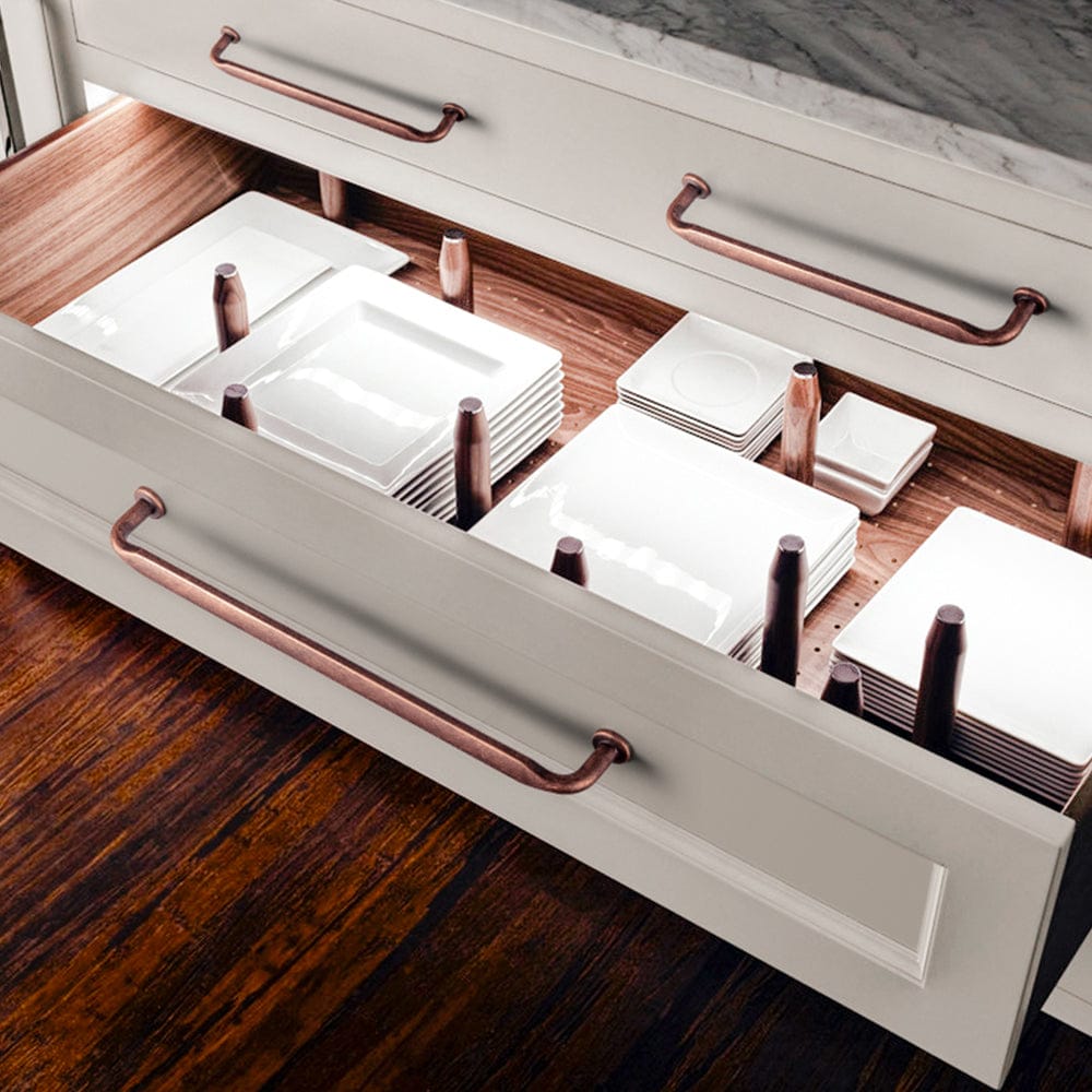 Goo-Ki Minimalist Slim Design Zinc Alloy Cabinet Pulls – Rustic Hardware for a Streamlined Look