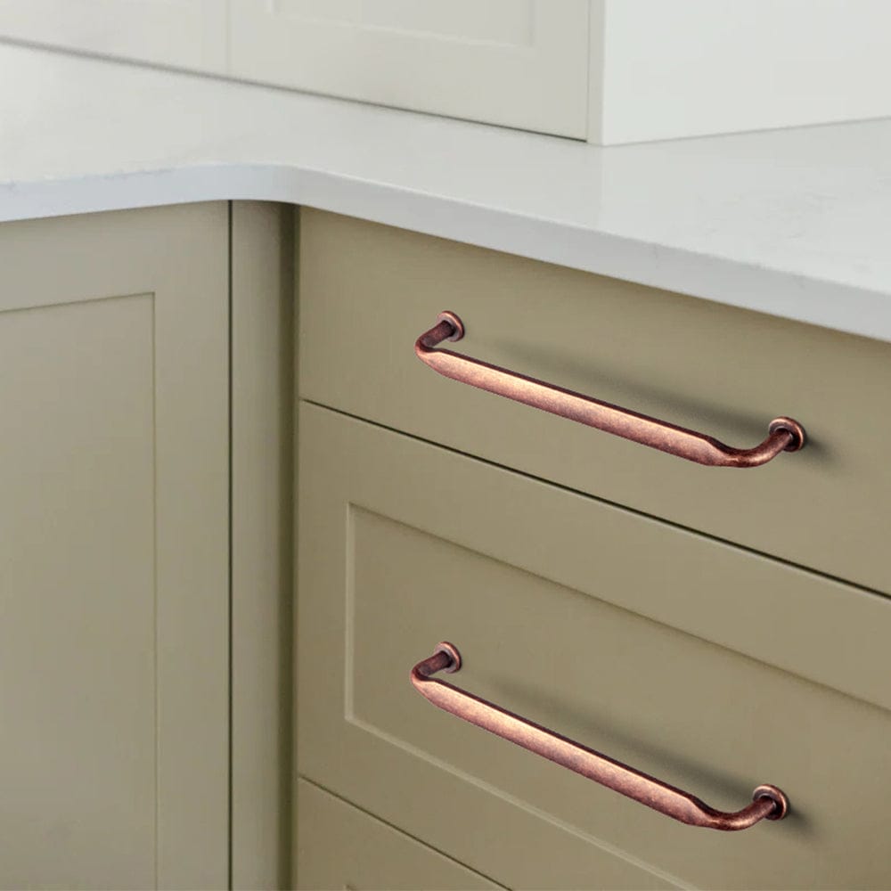 Goo-Ki Minimalist Slim Design Zinc Alloy Cabinet Pulls – Rustic Hardware for a Streamlined Look