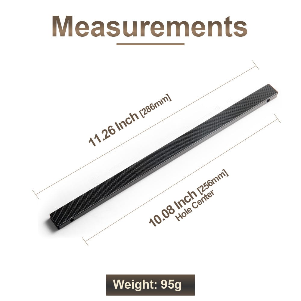 Goo-Ki Modern Aluminum Knurled Cabinet Pull Handles - Comfortable Grip & Long - lasting