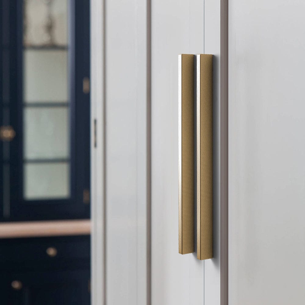 Goo-Ki Modern Aluminum Knurled Cabinet Pull Handles - Comfortable Grip & Long - lasting
