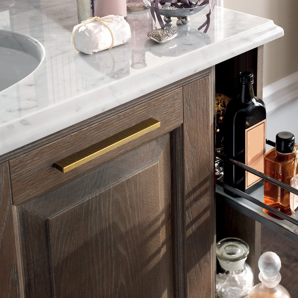 Goo-Ki Modern Aluminum Knurled Cabinet Pull Handles - Comfortable Grip & Long - lasting