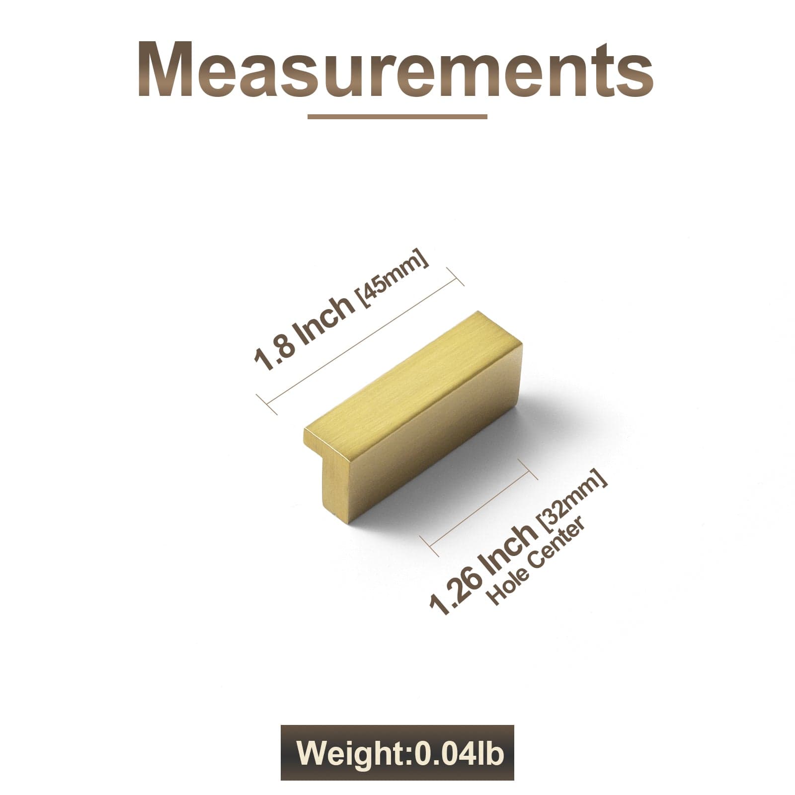 Goo-Ki Modern Drawer Handles Kitchen Cabinet Pulls Right Angle Finger Pulls