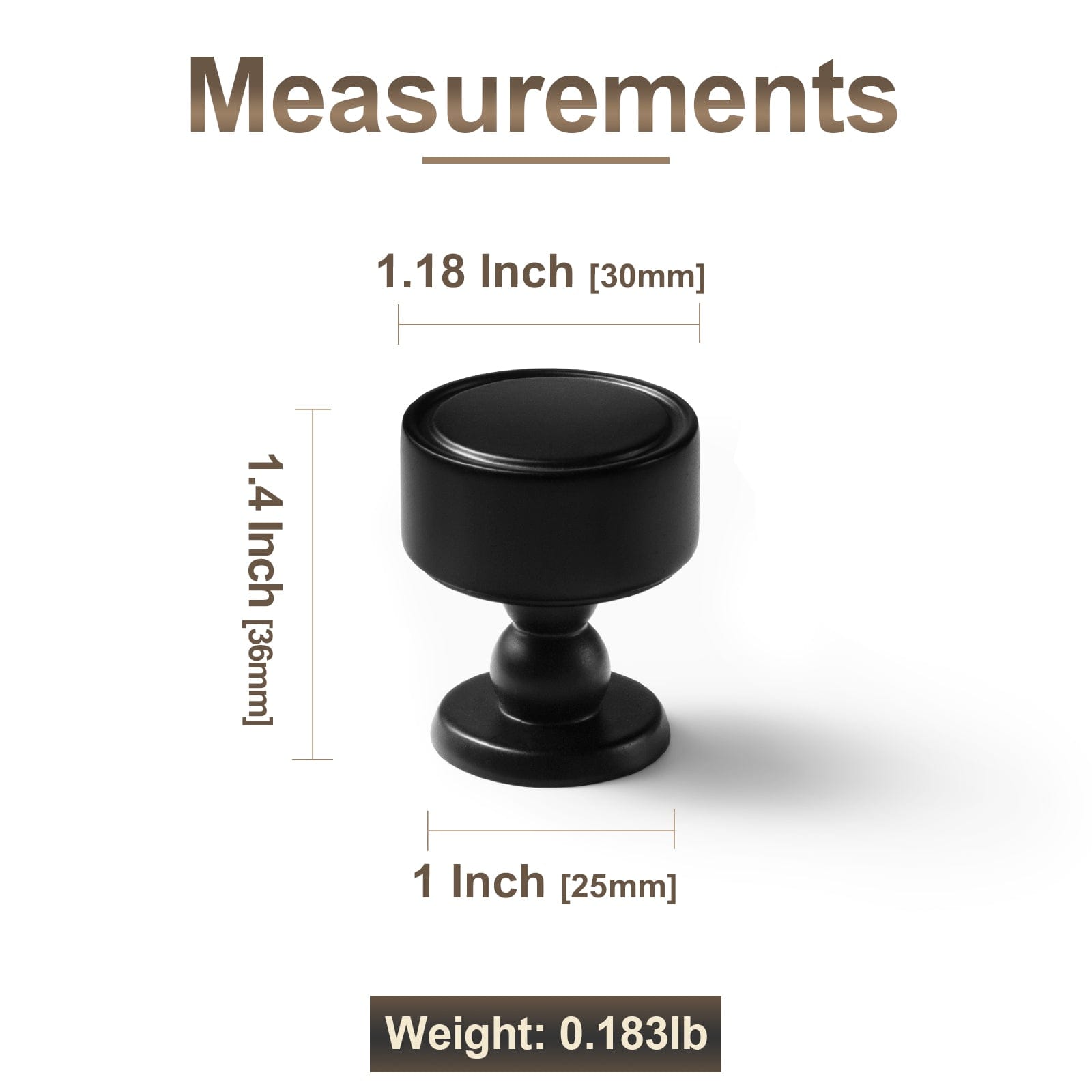 Goo-Ki Modern Minimalist Zinc Alloy Cabinet Pulls - Sleek Metal Handles for Kitchen & Bathroom Cabinets