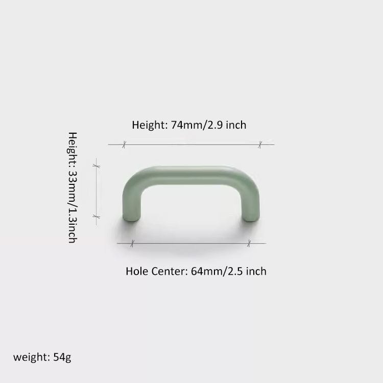 Goo-Ki Morandi Color Modern Cabinet Knobs Drawer Handle Nordic Cabinet Pull