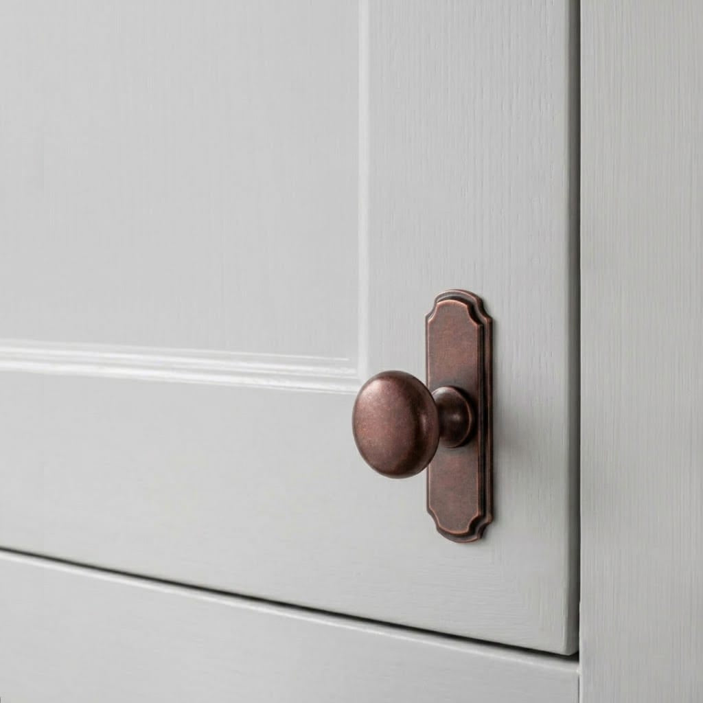 Goo-Ki Multi-colored Classic Drawer Knob Mushroom Round Cabinet Knob