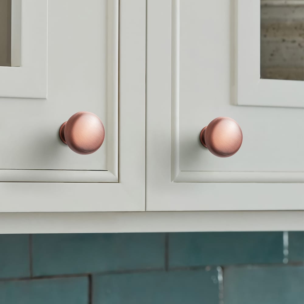 Goo-Ki Multi-colored Classic Drawer Knob Mushroom Round Cabinet Knob