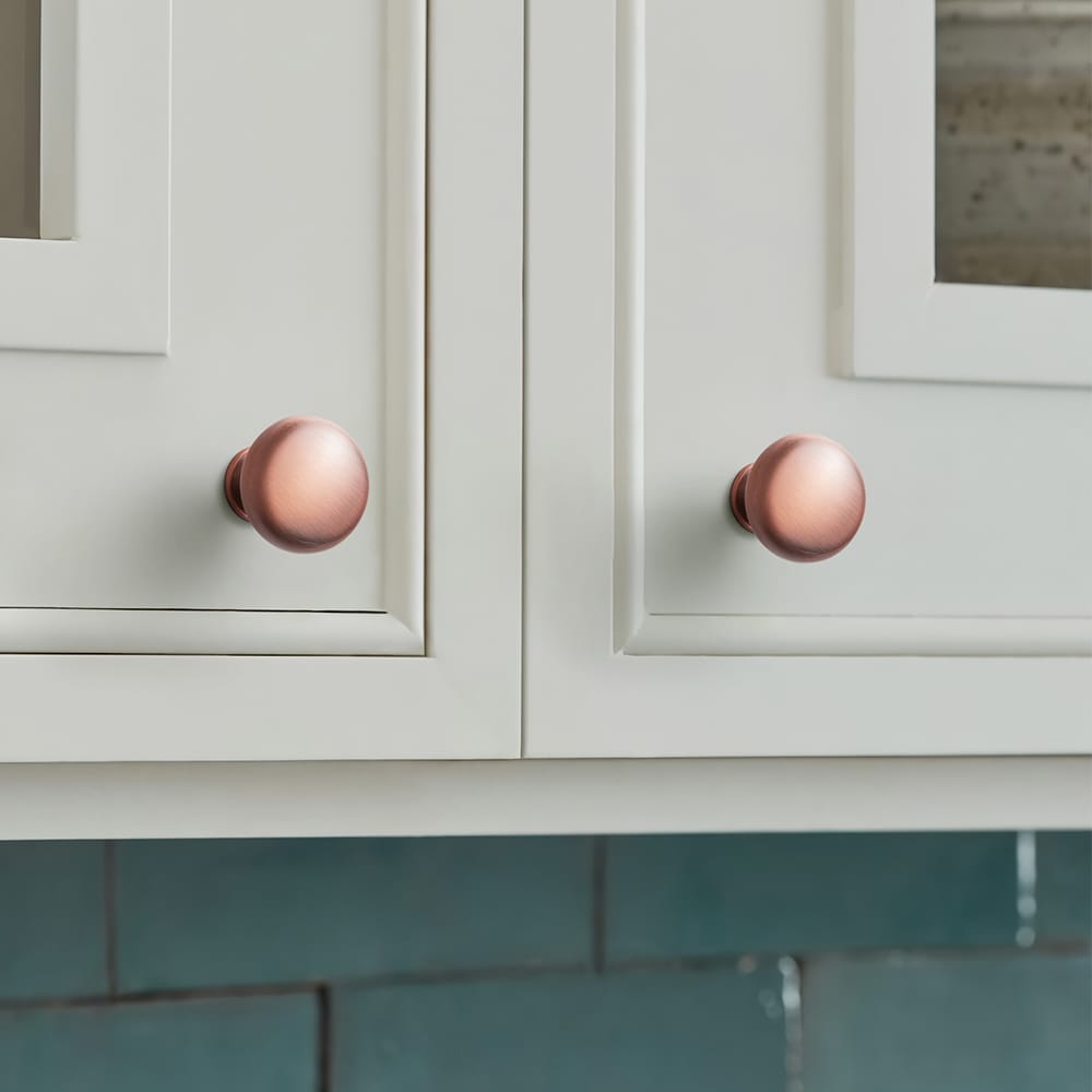 Goo-Ki Multi-colored Classic Drawer Knob Mushroom Round Cabinet Knob