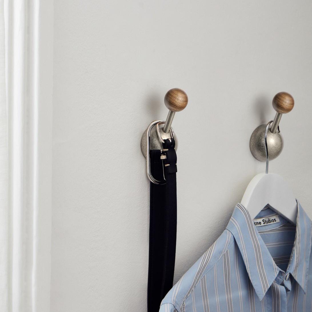 Goo-Ki Multifunctional Semicircle Black Walnut Coat Hook & Cabinet Hardware