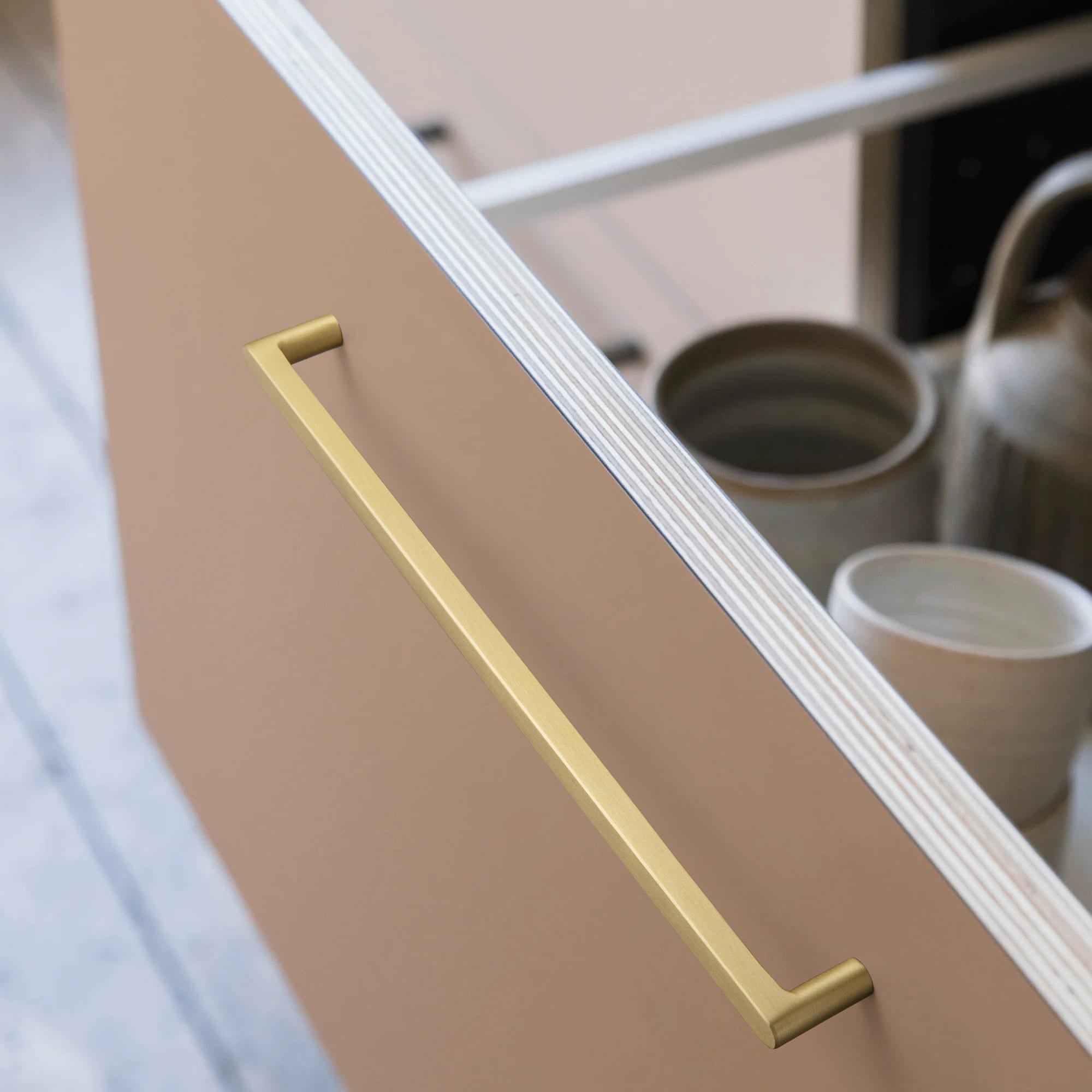 Goo-Ki Nordic Copper Cabinet Handles Brass Drawer Wardrobe Pulls