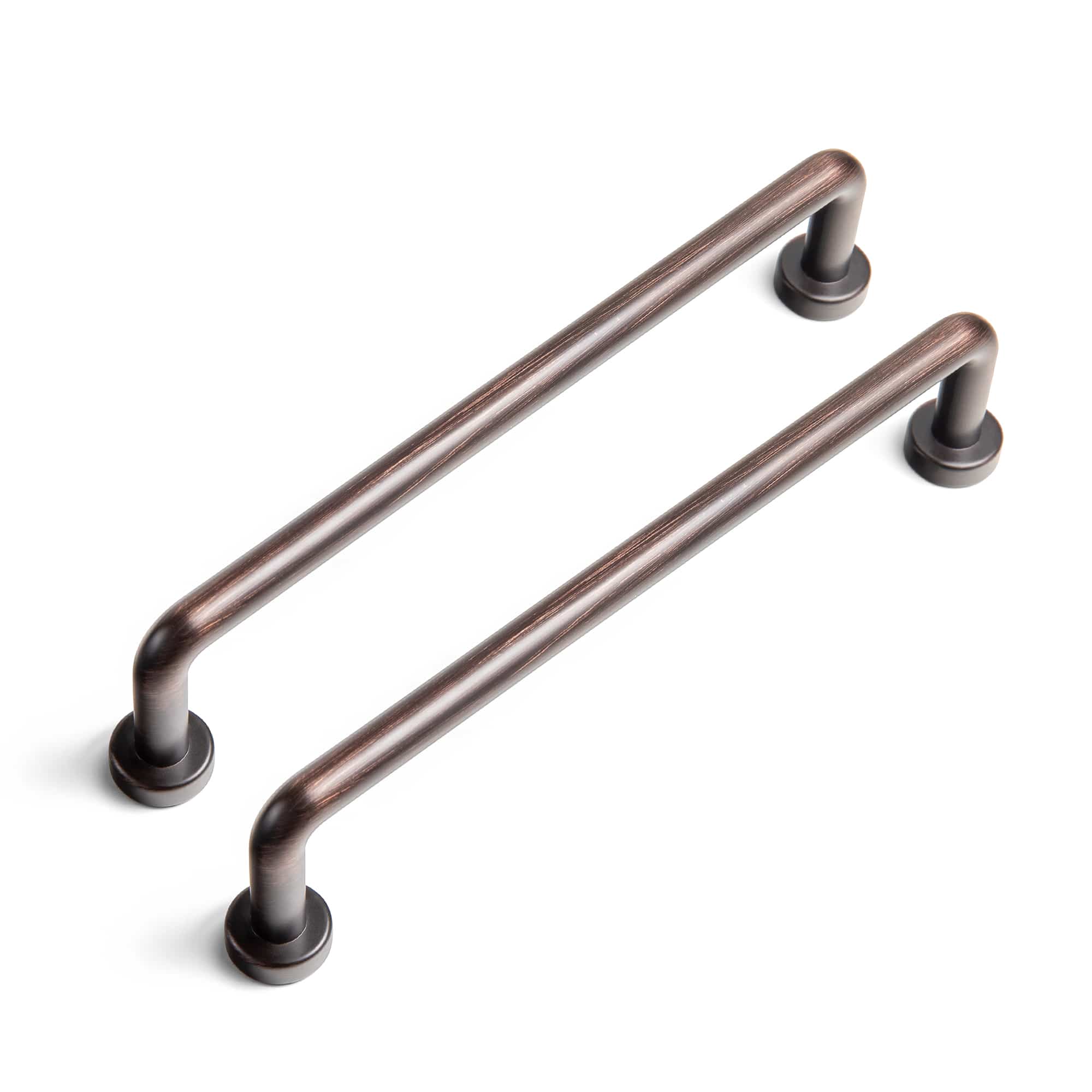 Goo-Ki Oil Rubbed Bronze / 5'' Hole Center / 6 Pack Antique Rustic Vintage Cabinet Bar Pulls Decorative Drawer Handles