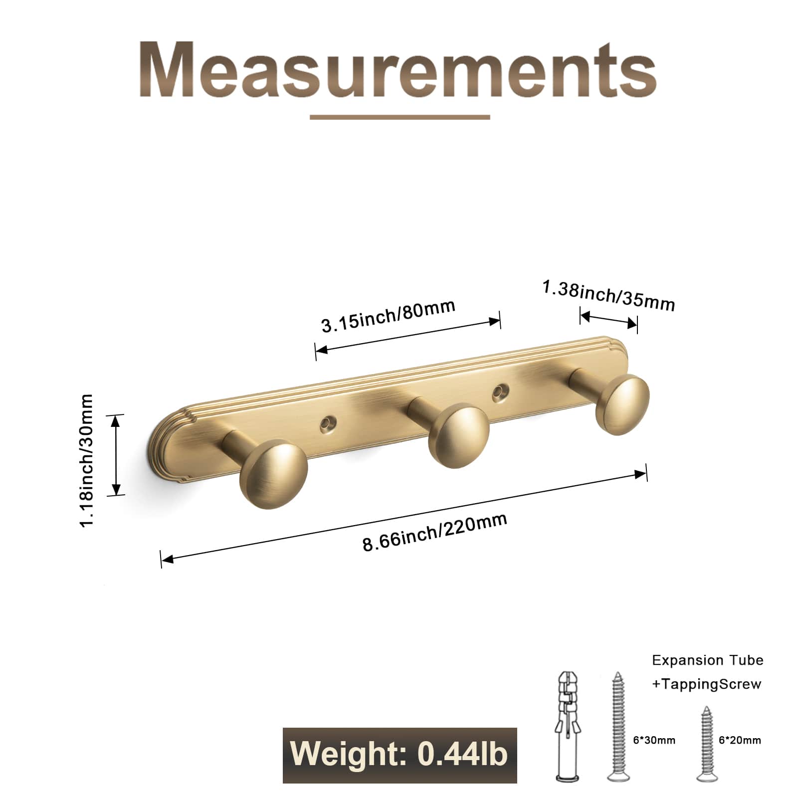 Goo-Ki Ornate Traditional Aged Zinc Alloy Coat Hanger Rail, Wall Mounted Hooks for Coats, Towels & Accessories