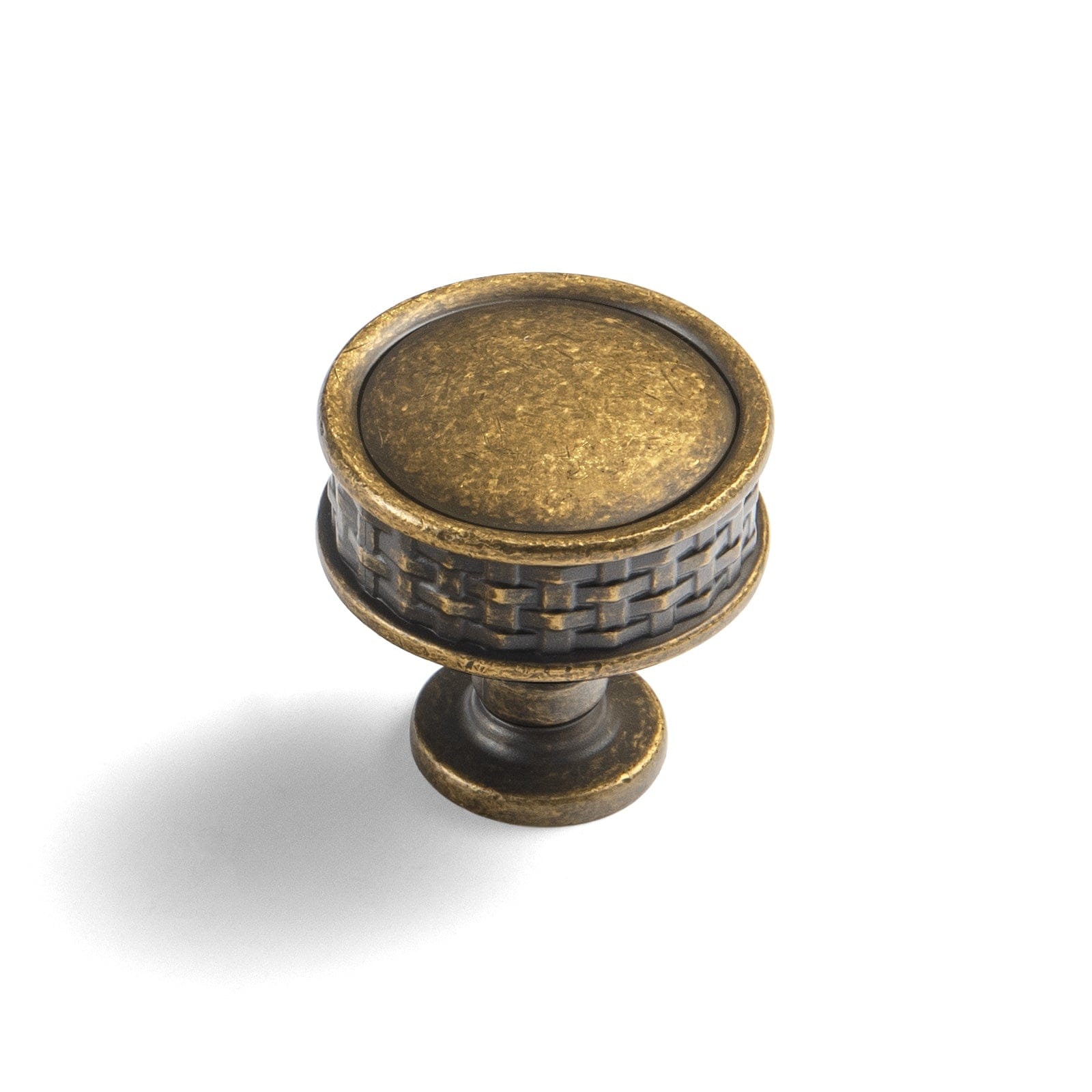 Goo-Ki Ornate Woven Pattern Zinc Alloy Cabinet Knobs & Pulls - Retro Style Hardware for Kitchen Cabinets