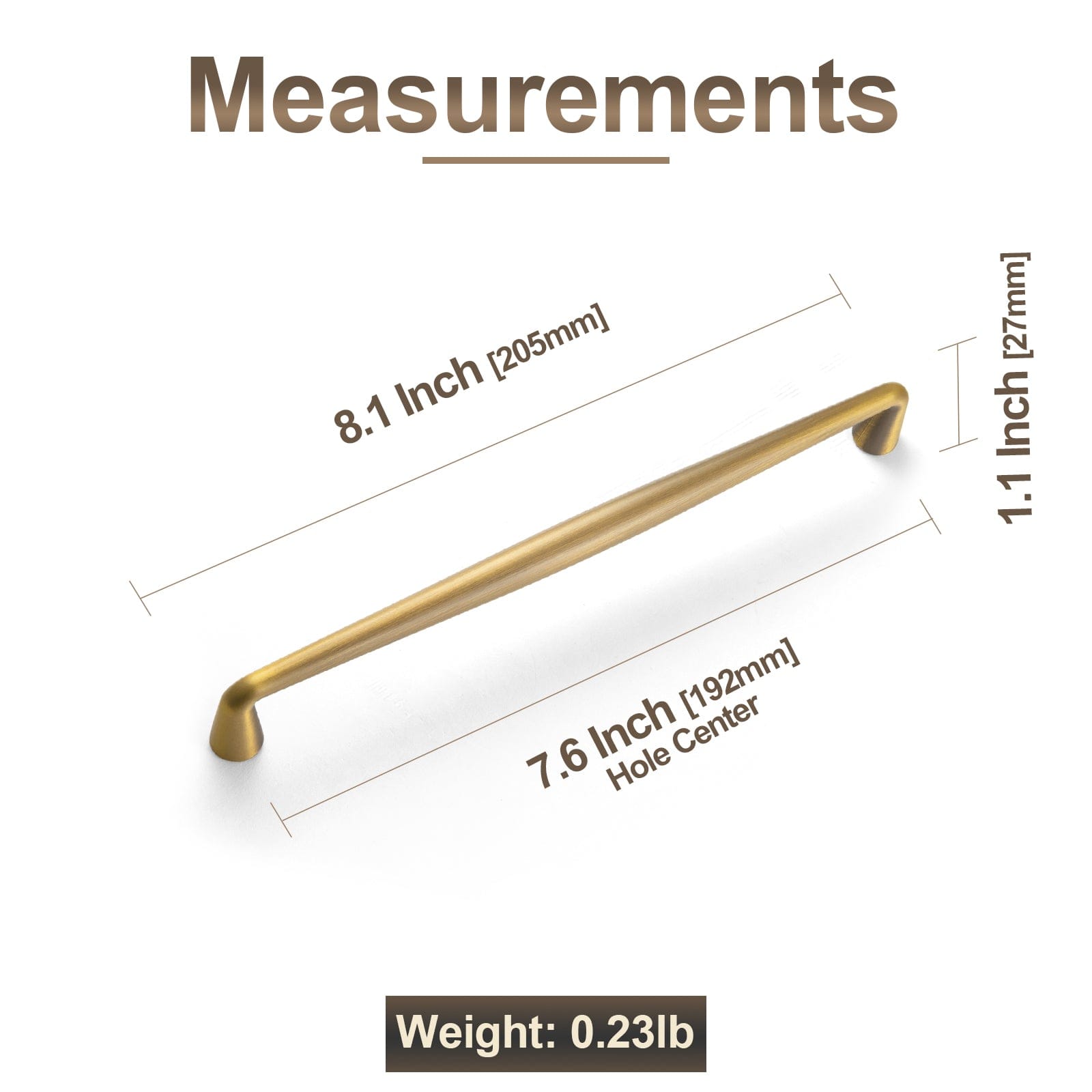 Goo-Ki Retro Cabinet Pulls Luxurious Drawer Pulls for Bedroom Kitchen