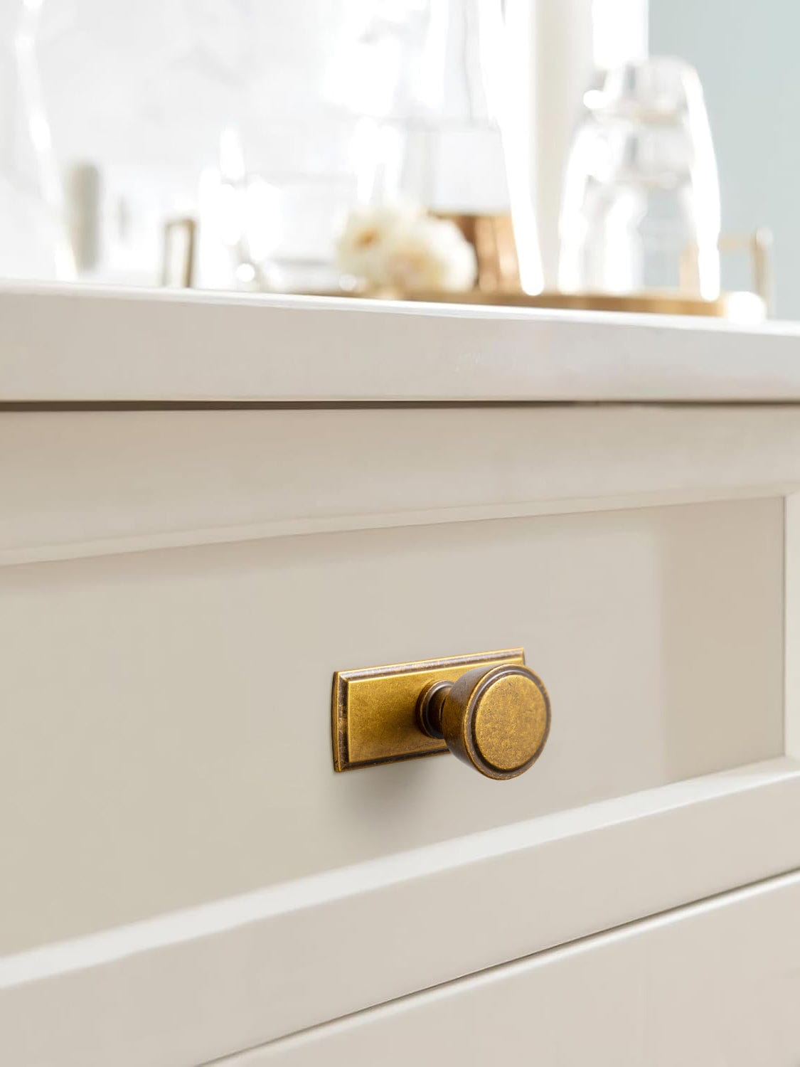 Goo-Ki Retro Drawer Knobs for Dresser Cupboard Solid Zinc Alloy Single Hole Cabinet Hardware