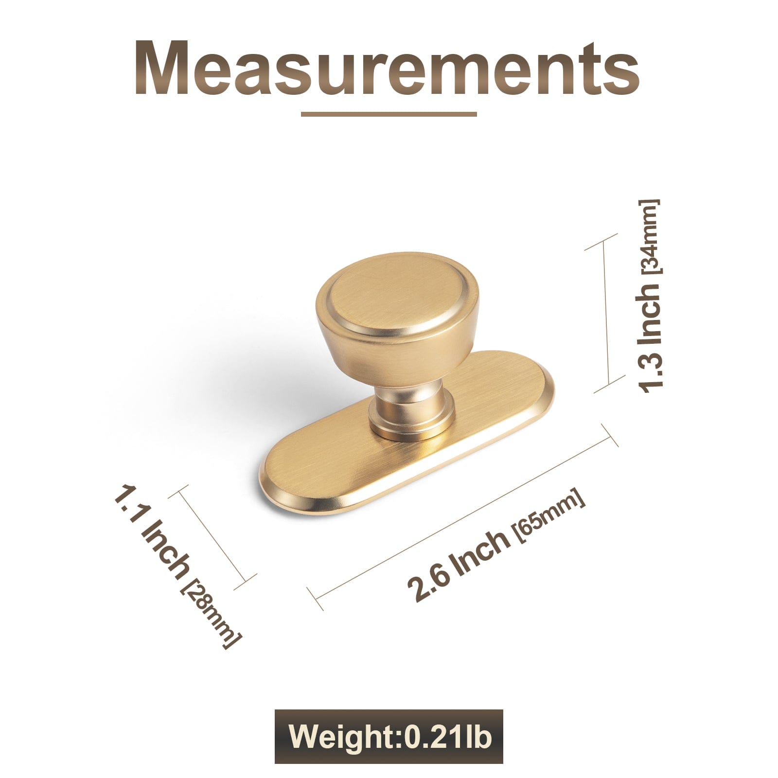 Goo-Ki Retro Drawer Knobs for Dresser Cupboard Solid Zinc Alloy Single Hole Cabinet Hardware