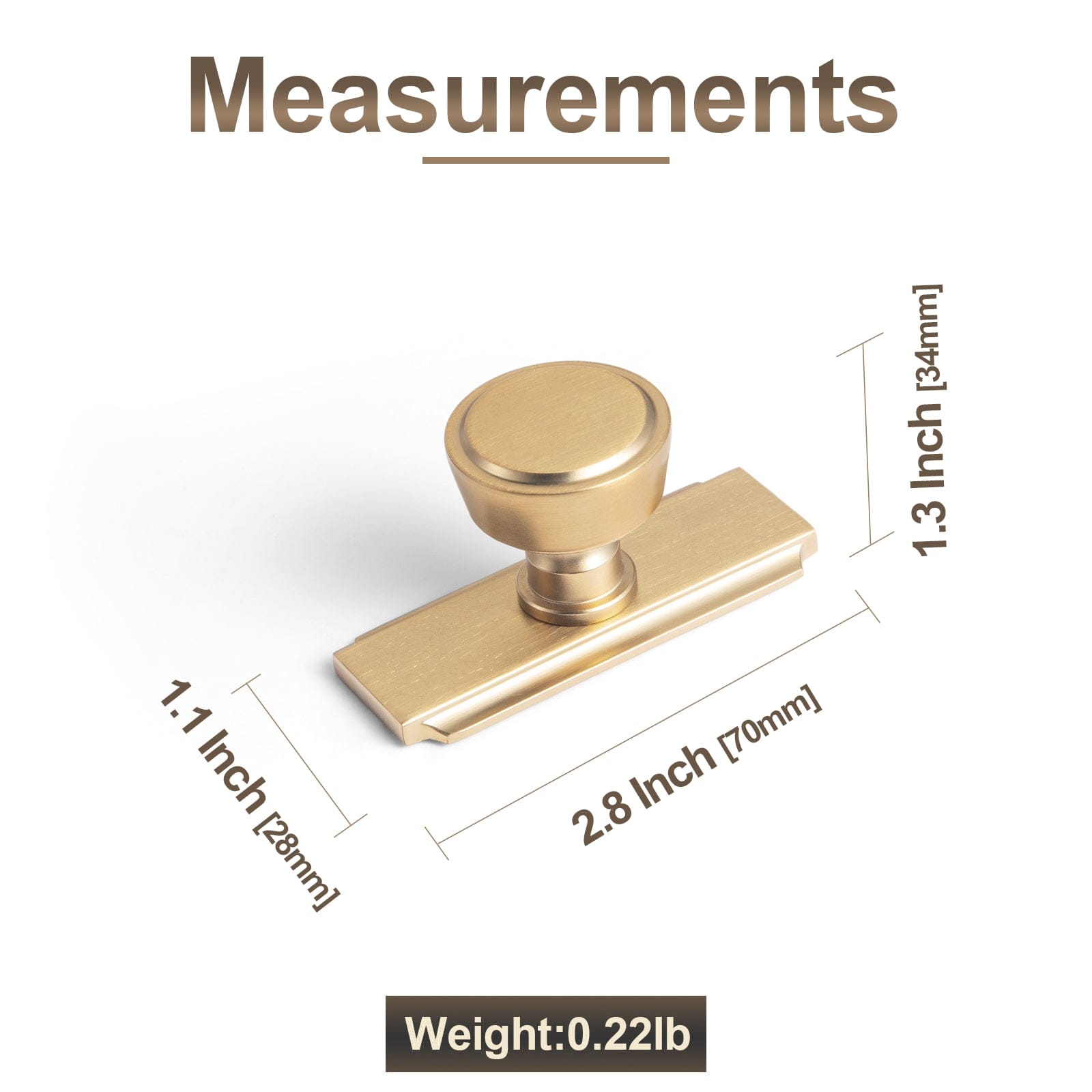Goo-Ki Retro Drawer Knobs for Dresser Cupboard Solid Zinc Alloy Single Hole Cabinet Hardware