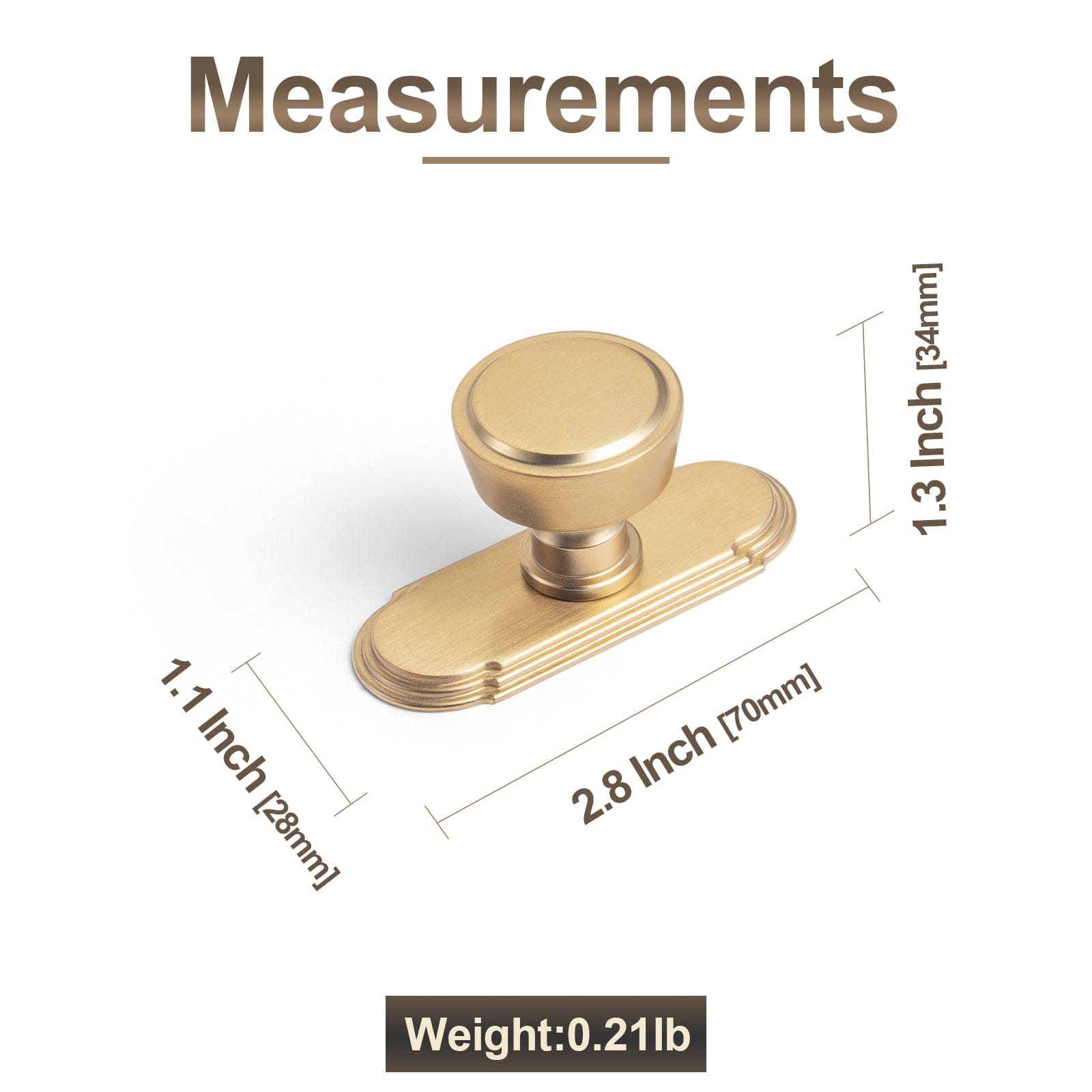 Goo-Ki Retro Drawer Knobs for Dresser Cupboard Solid Zinc Alloy Single Hole Cabinet Hardware