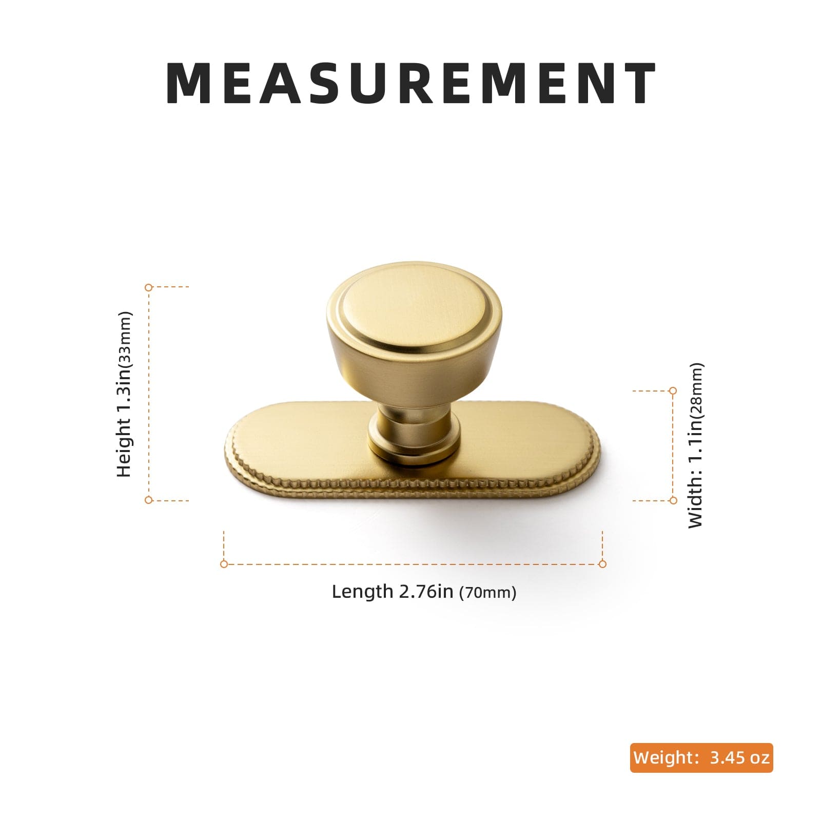 Goo-Ki Retro Drawer Knobs for Dresser Cupboard Solid Zinc Alloy Single Hole Cabinet Hardware