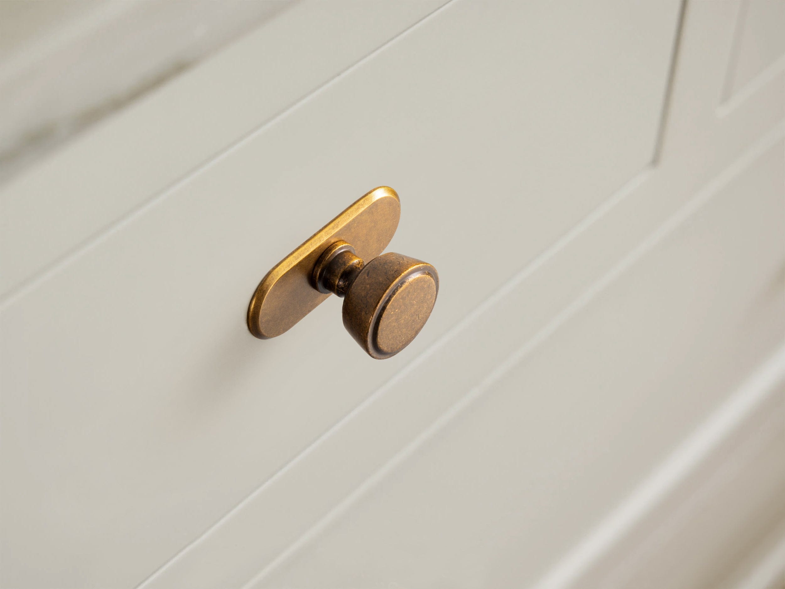 Goo-Ki Retro Drawer Knobs for Dresser Cupboard Solid Zinc Alloy Single Hole Cabinet Hardware