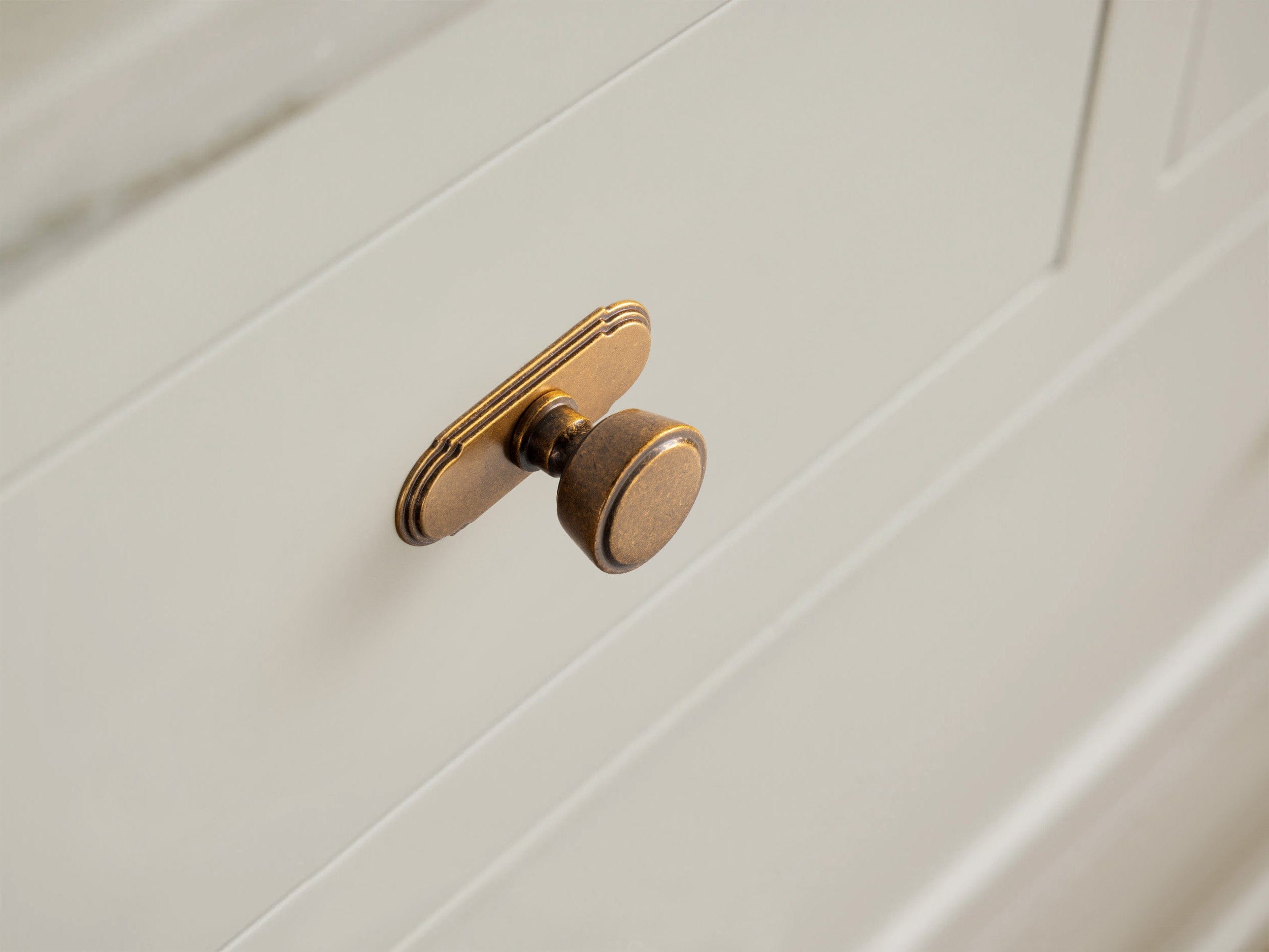 Goo-Ki Retro Drawer Knobs for Dresser Cupboard Solid Zinc Alloy Single Hole Cabinet Hardware