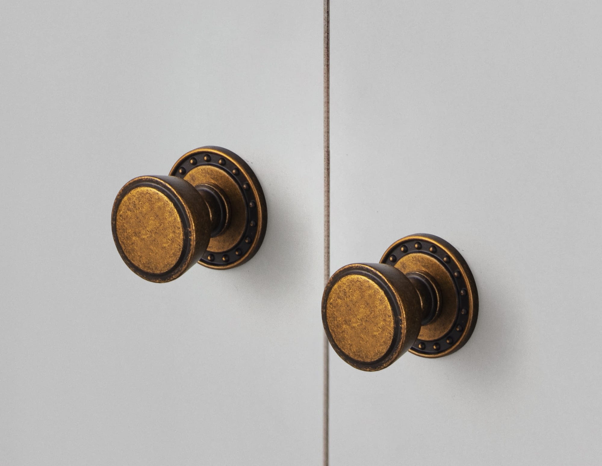 Goo-Ki Retro Drawer Knobs for Dresser Cupboard Solid Zinc Alloy Single Hole Cabinet Hardware