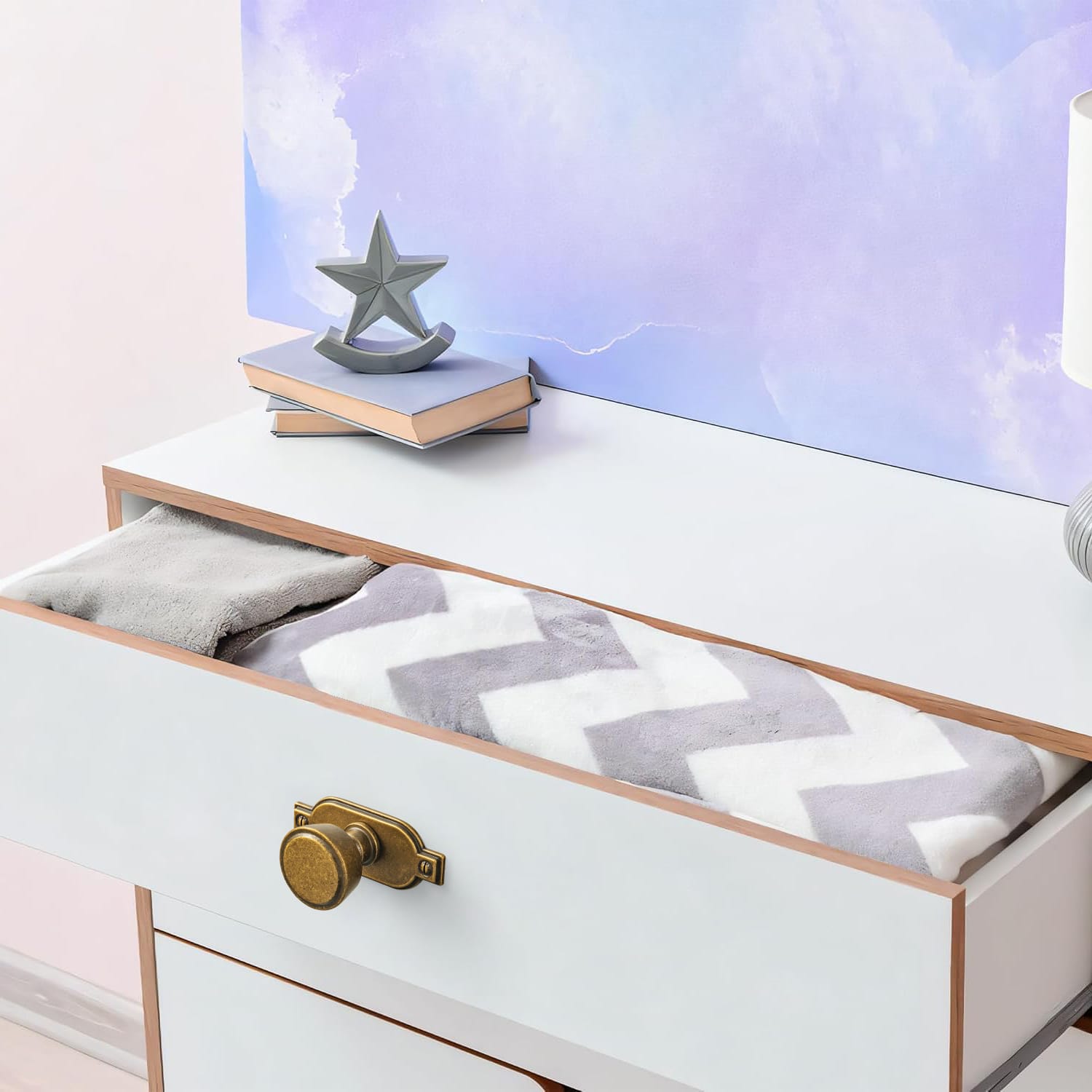 Goo-Ki Retro Drawer Knobs for Dresser Cupboard Solid Zinc Alloy Single Hole Cabinet Hardware