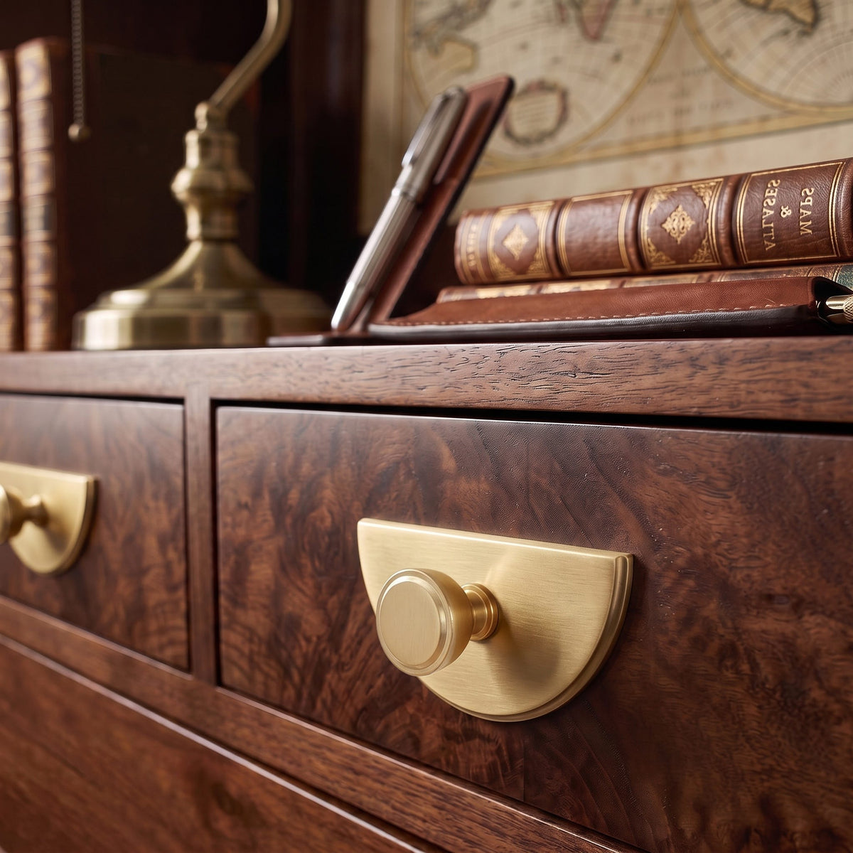 Goo-Ki Retro Drawer Knobs for Dresser Cupboard Solid Zinc Alloy Single Hole Cabinet Hardware