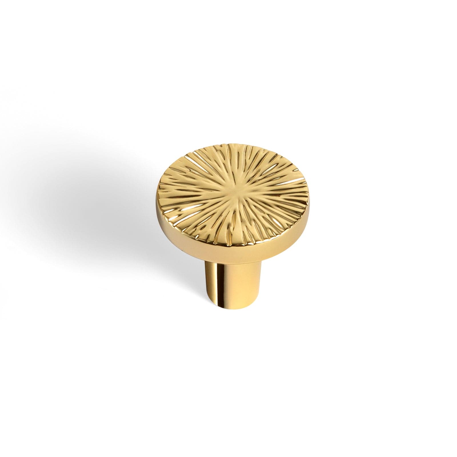 Goo-Ki Rich Gold / Knob / 6 Pack Striped Hammerline Cabinet Pulls Light Luxury Elegant Kitchen Hardware