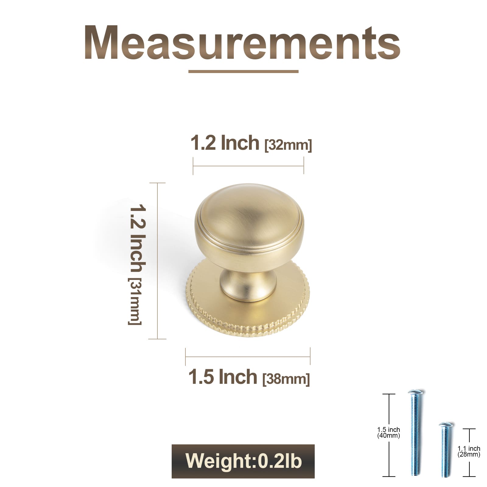 Goo-Ki Ring-Lined Round Dome Cabinet Hardware Zinc Alloy Ball-Shaped Cabinet Knobs