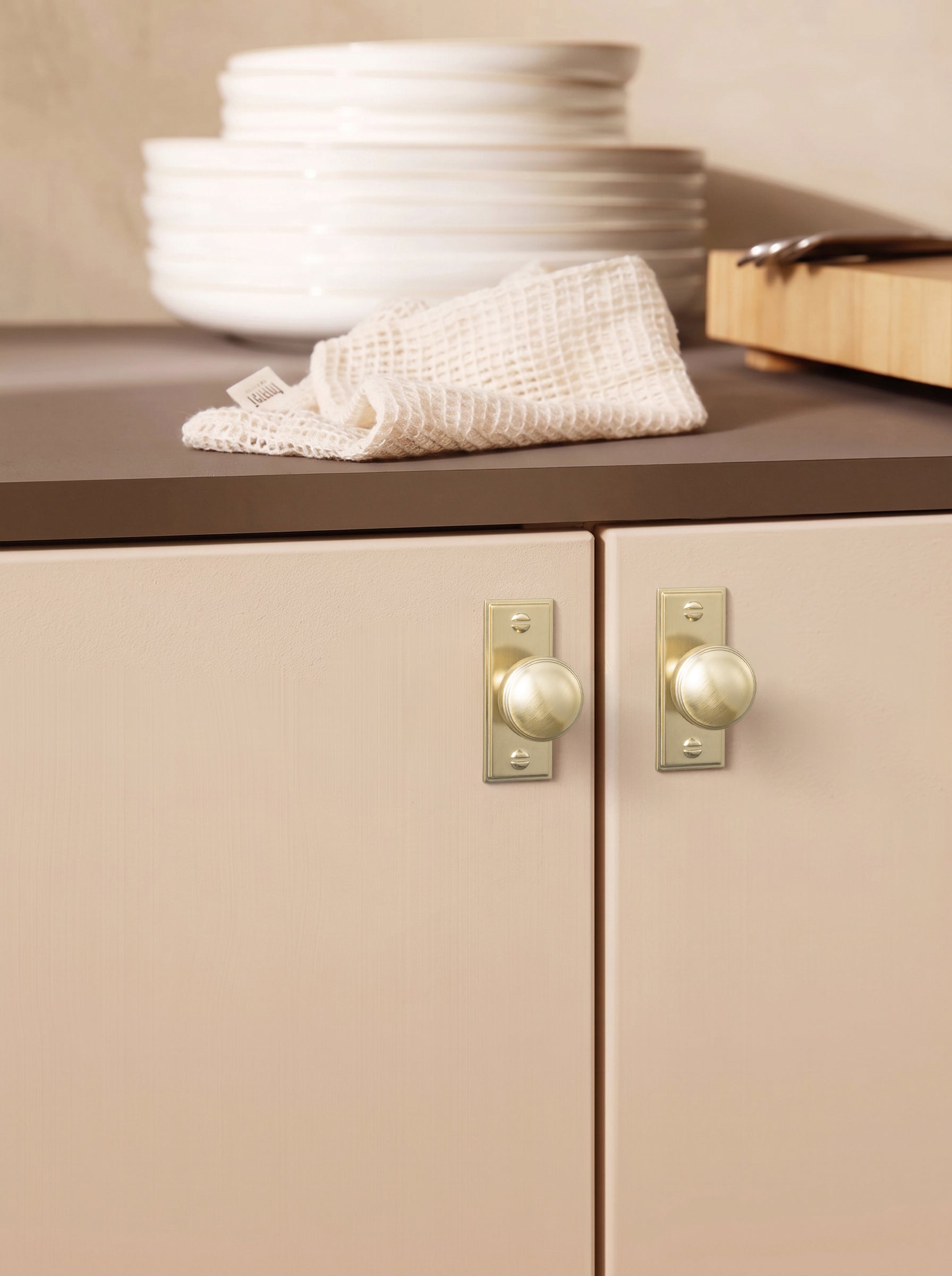 Goo-Ki Ring-Lined Round Dome Cabinet Hardware Zinc Alloy Ball-Shaped Cabinet Knobs