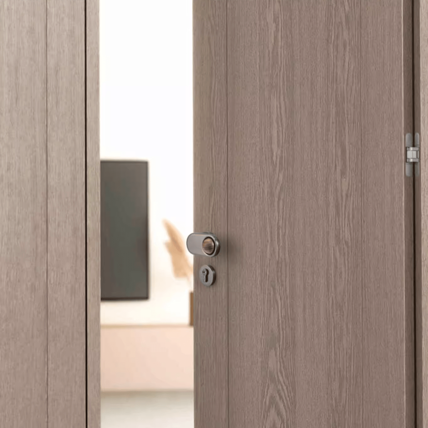 Goo-Ki Rotatable Black Walnut Door Lock American Style Bedroom Interior Door Lockset