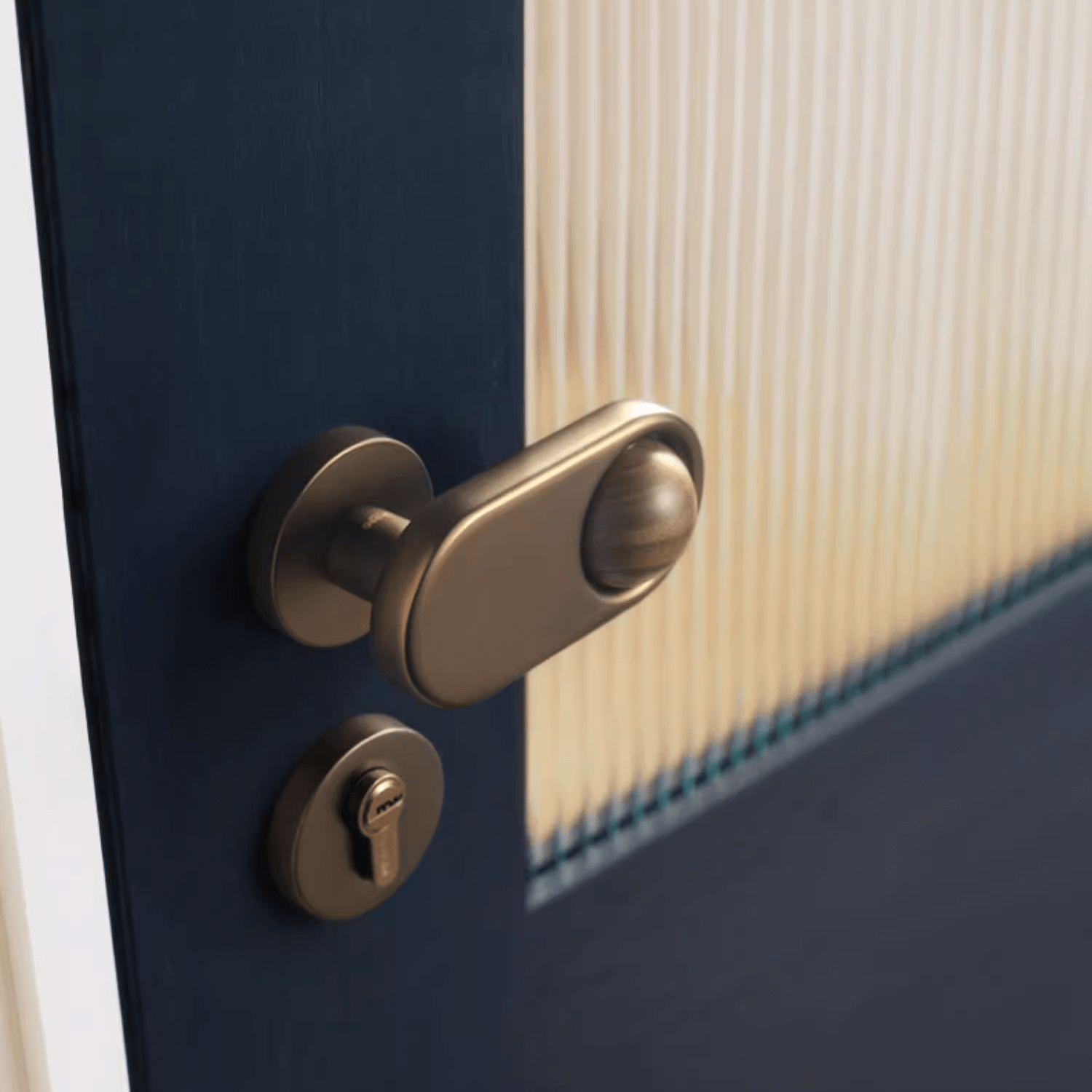 Goo-Ki Rotatable Black Walnut Door Lock American Style Bedroom Interior Door Lockset