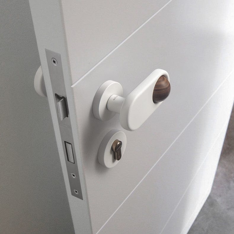 Goo-Ki Rotatable Black Walnut Door Lock American Style Bedroom Interior Door Lockset