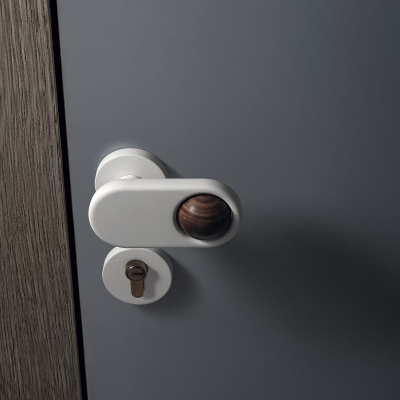 Goo-Ki Rotatable Black Walnut Door Lock American Style Bedroom Interior Door Lockset