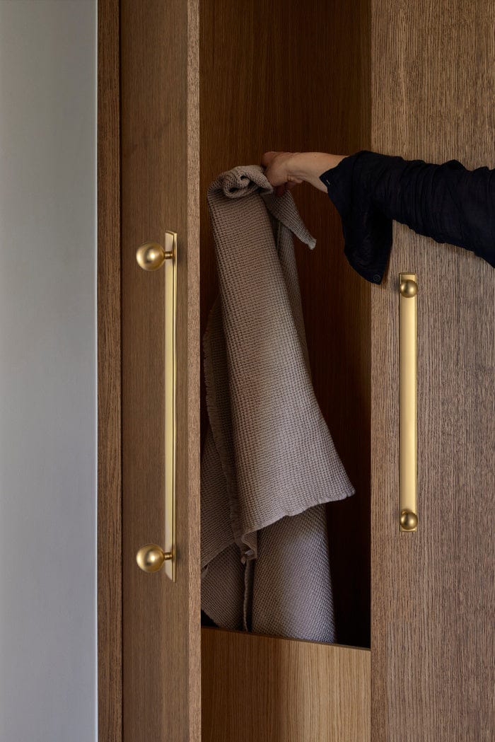Goo-Ki Round Cabinet Knobs with Back Plate Zinc Alloy Cabinet Handle with Long Back Plate