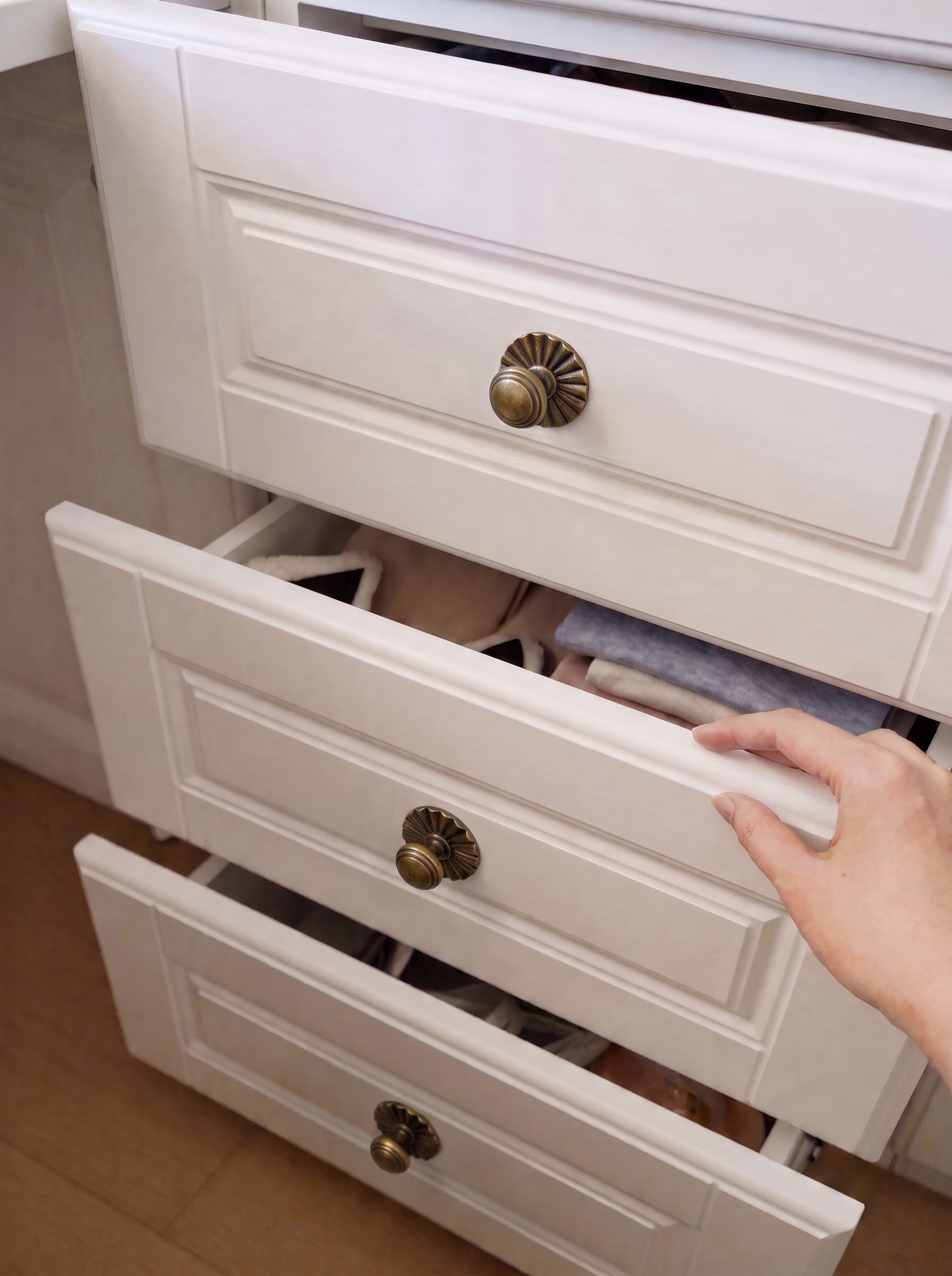 Goo-Ki Round Mushroom Cabinet Knobs, Solid Zinc Alloy Single Hole Drawer Knobs, Vintage Furniture Hardware