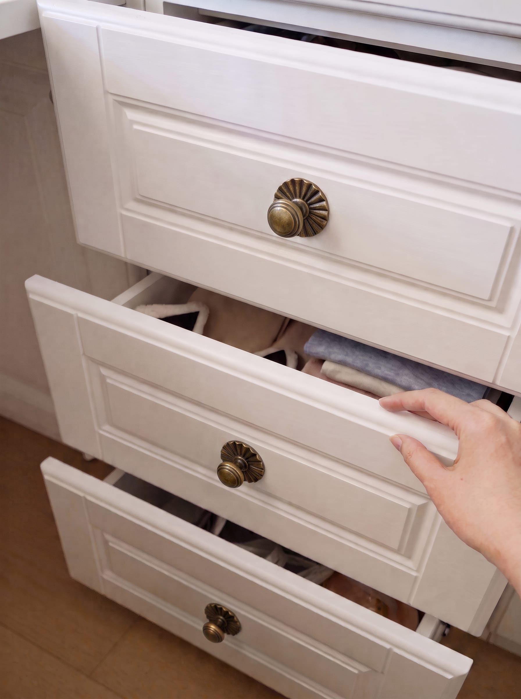 Goo-Ki Round Mushroom Cabinet Knobs, Solid Zinc Alloy Single Hole Drawer Knobs, Vintage Furniture Hardware