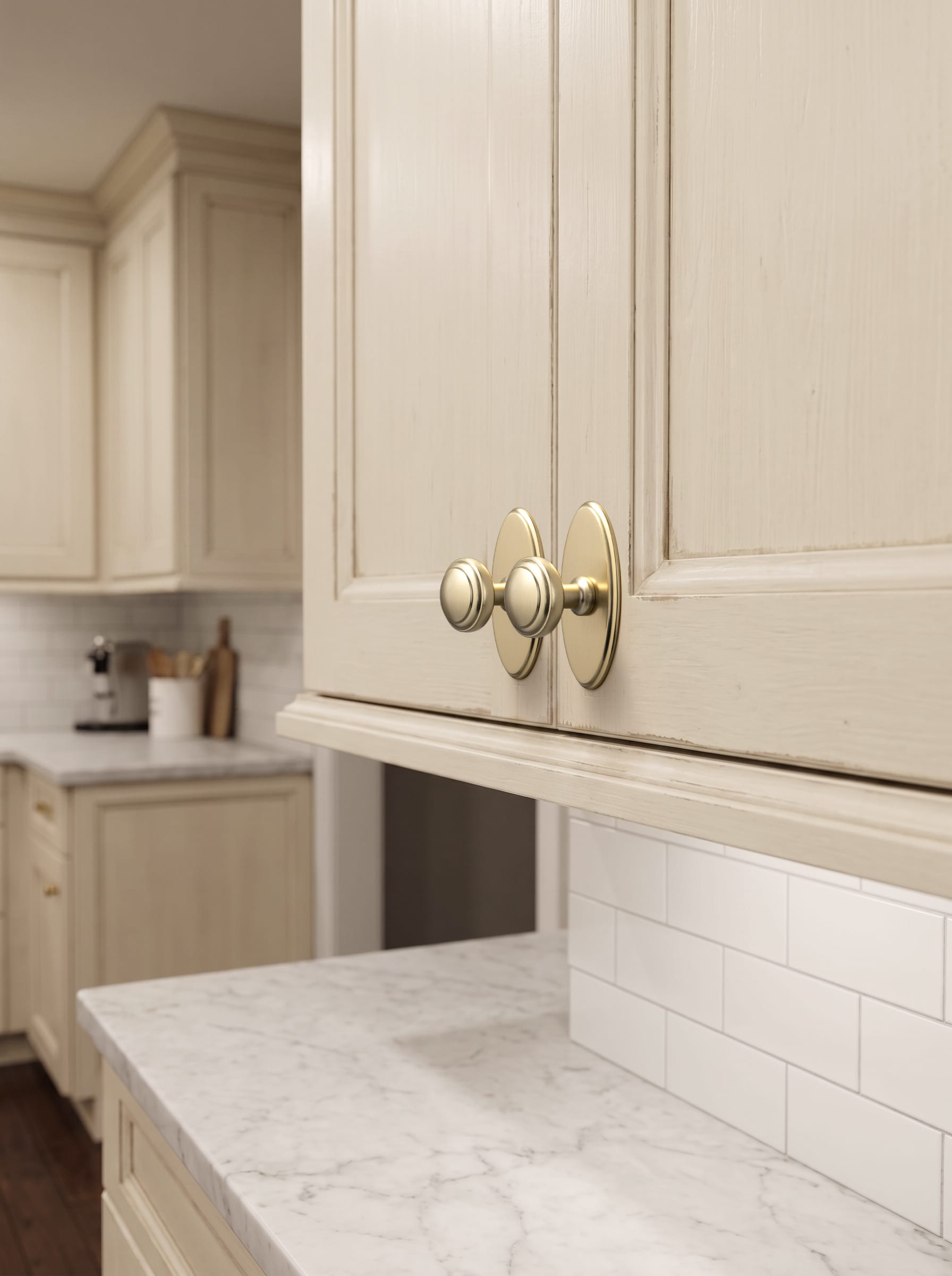 Goo-Ki Round Mushroom Cabinet Knobs, Solid Zinc Alloy Single Hole Drawer Knobs, Vintage Furniture Hardware